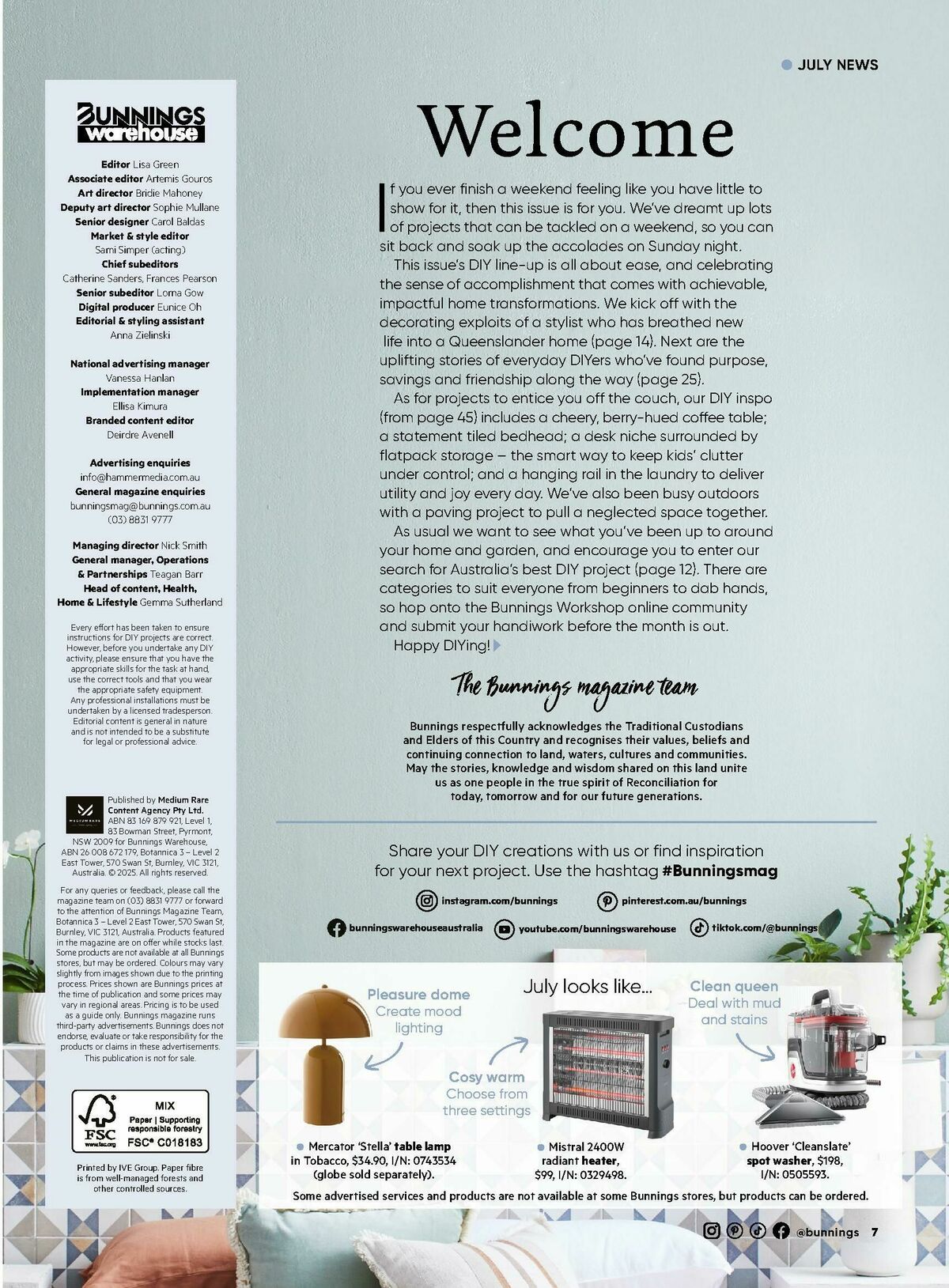 Bunnings Warehouse Magazine July Catalogues from 1 July