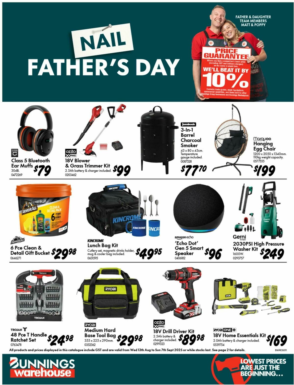 Bunnings Warehouse Catalogues from 13 August