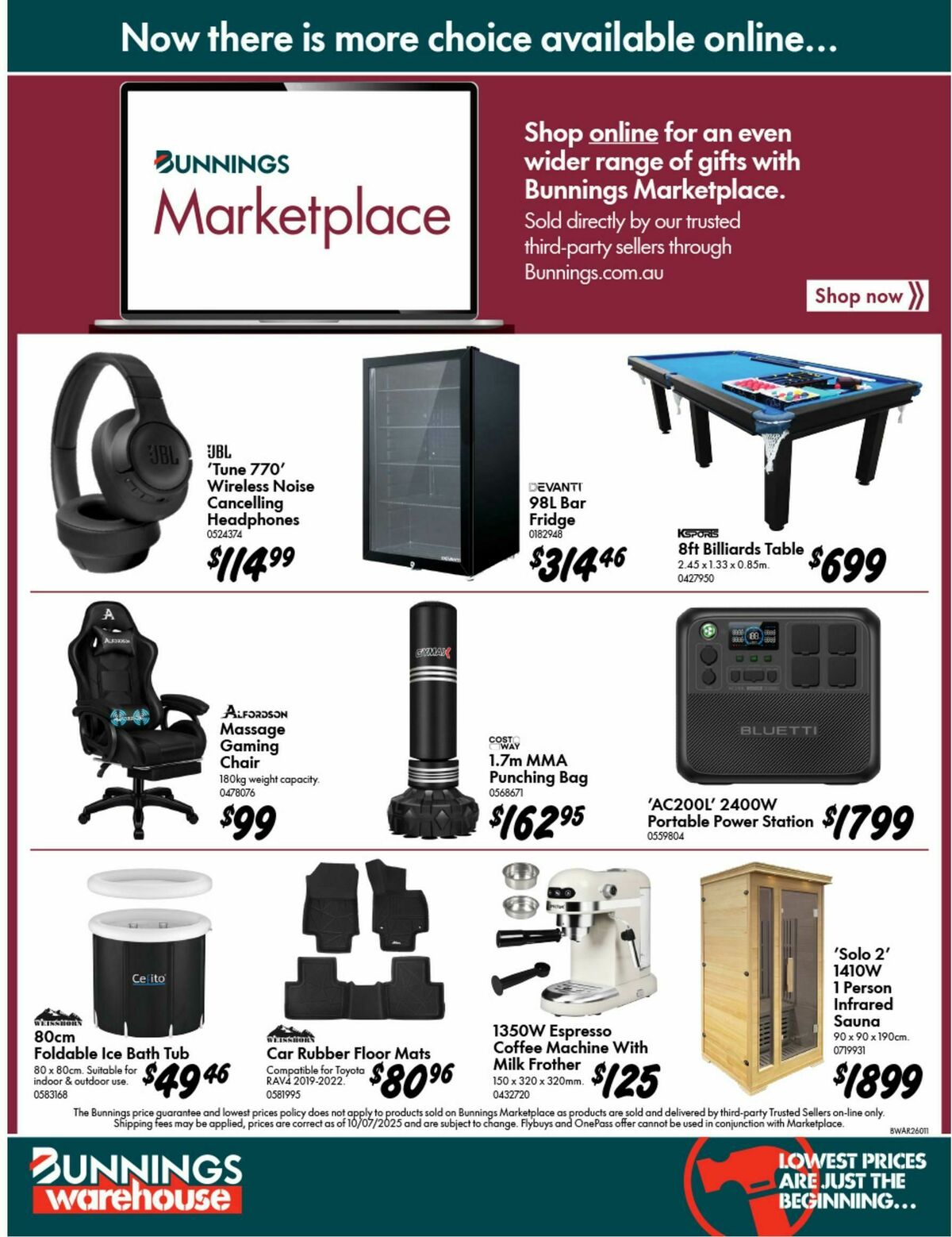 Bunnings Warehouse Catalogues from 13 August