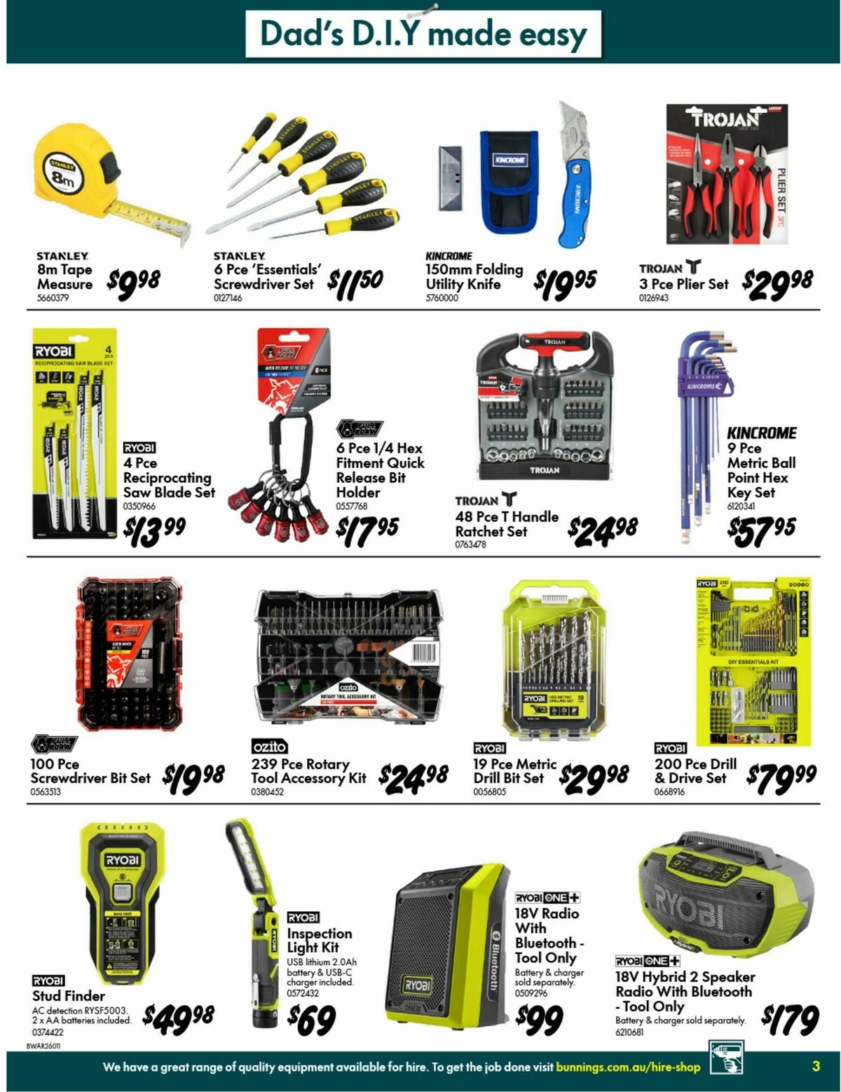 Bunnings Warehouse Catalogues from 13 August