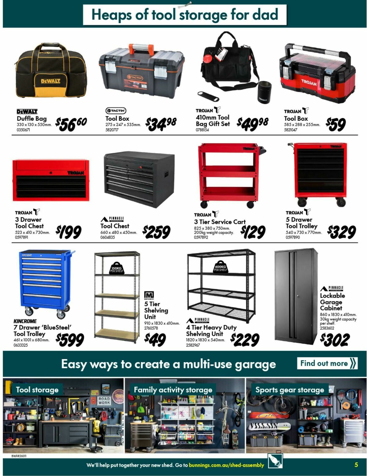 Bunnings Warehouse Catalogues from 13 August