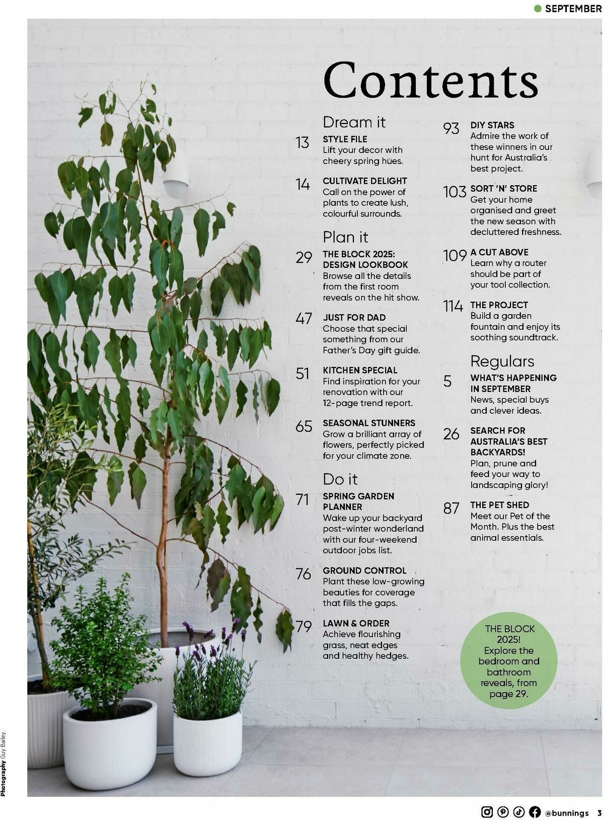 Bunnings Warehouse Magazine September Catalogues from 1 September