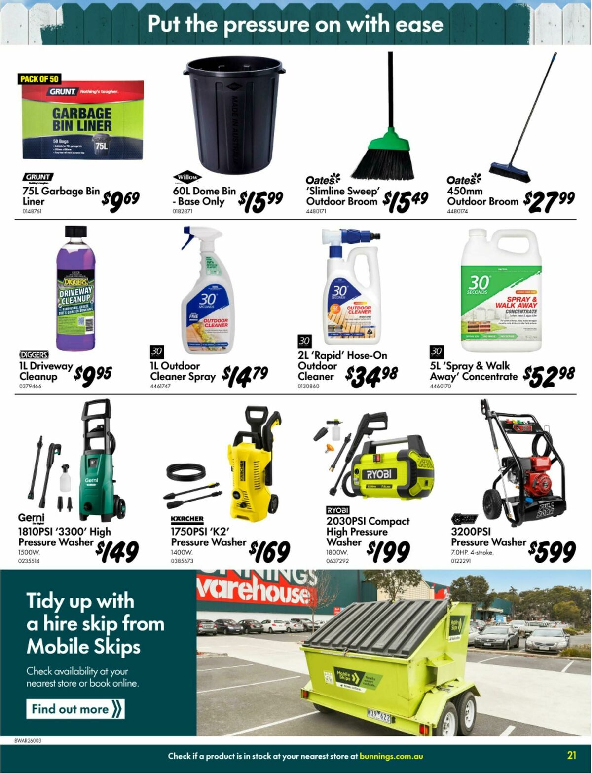 Bunnings Warehouse Catalogues from 10 September