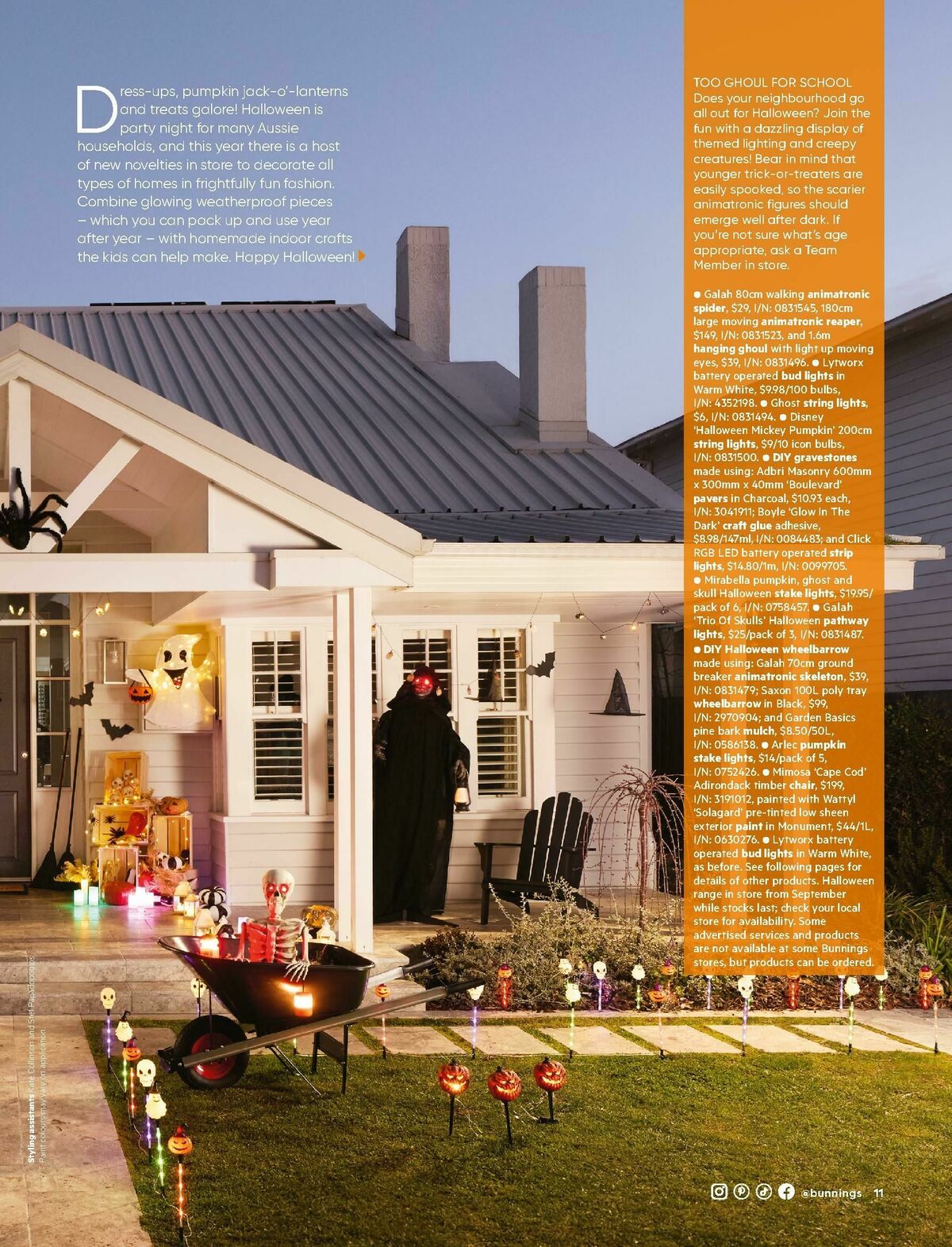 Bunnings Warehouse Magazine October Catalogues from 1 October