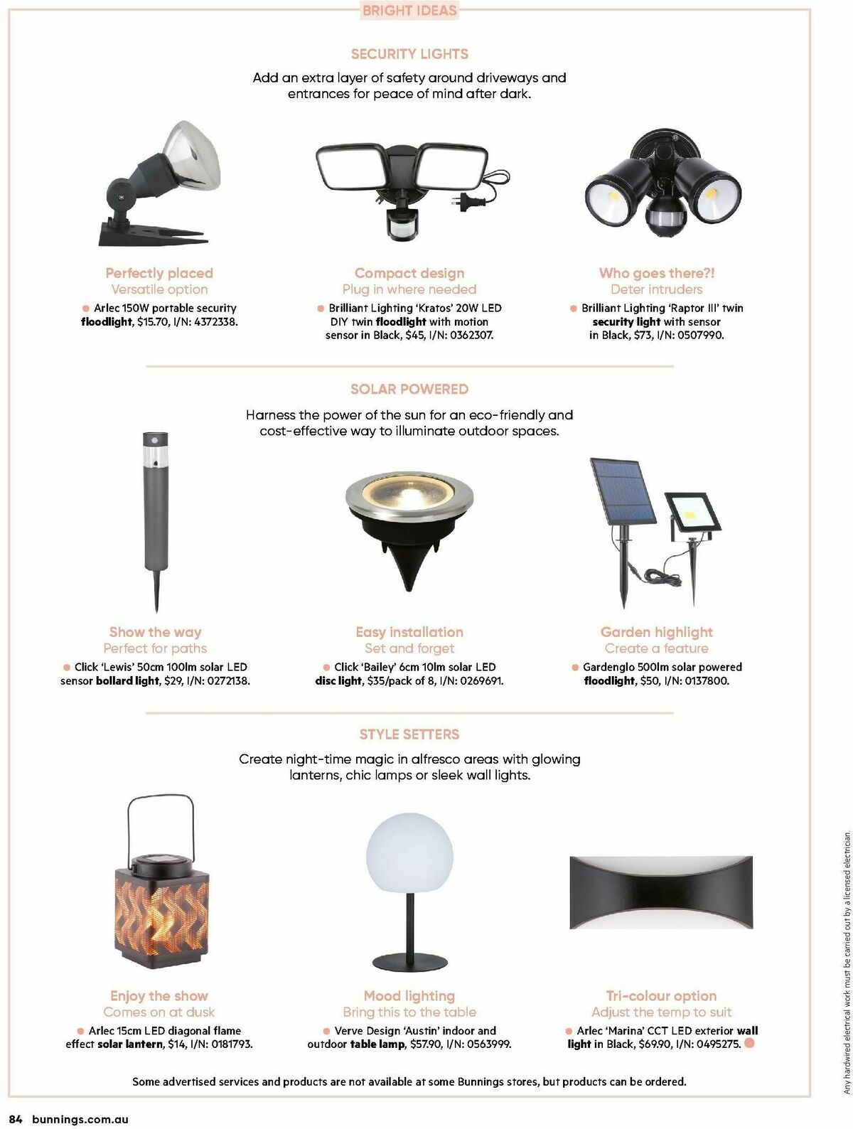 Bunnings Warehouse Magazine October Catalogues from 1 October