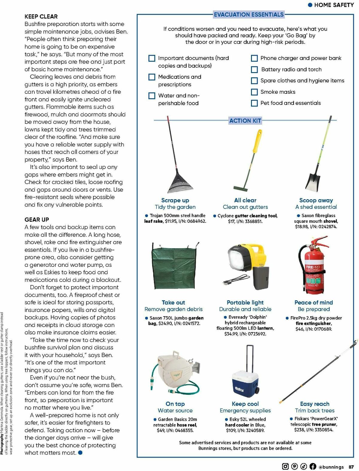 Bunnings Warehouse Magazine October Catalogues from 1 October