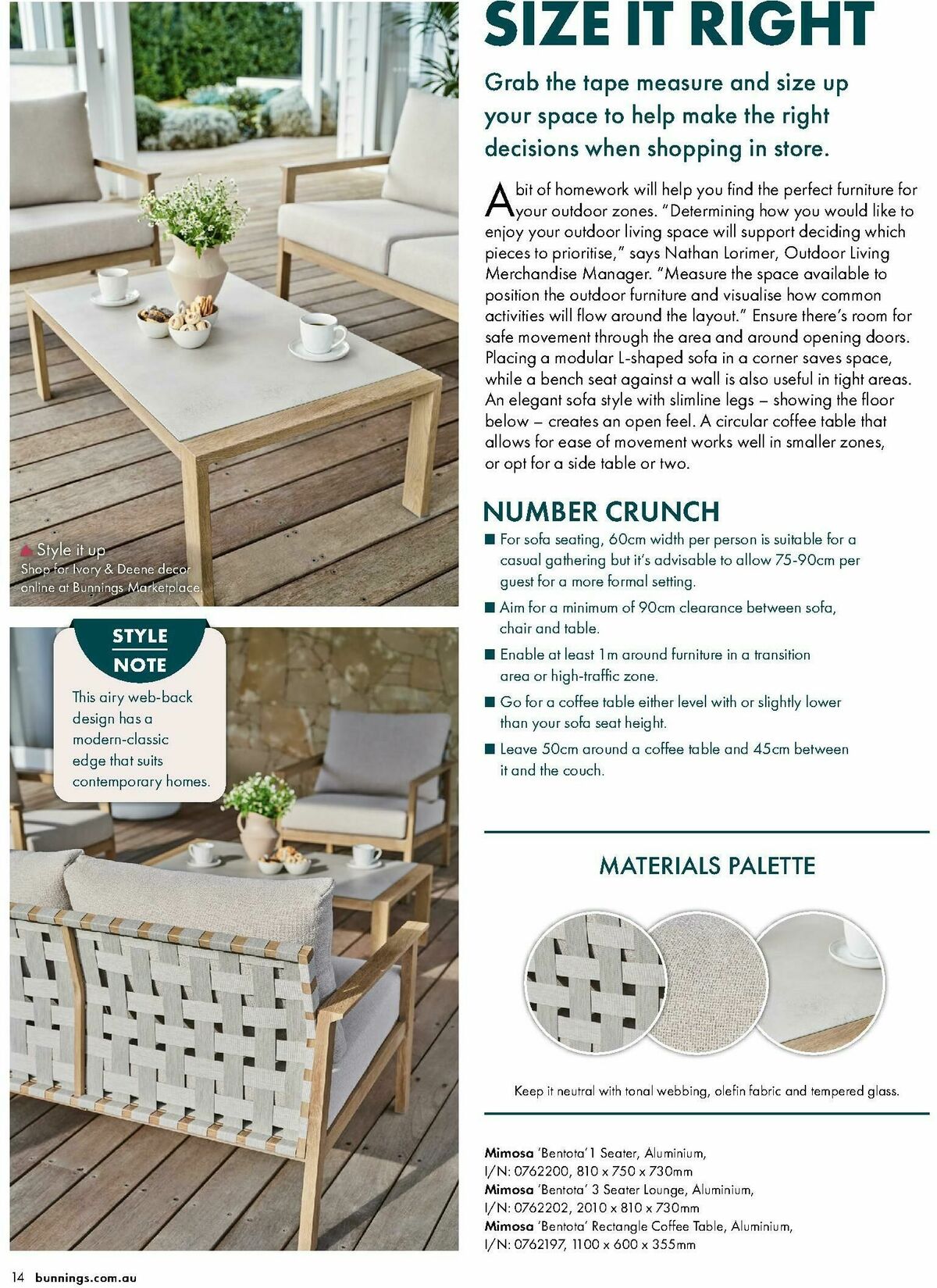 Bunnings Warehouse Outdoor Style Magazine Catalogues from 25 September