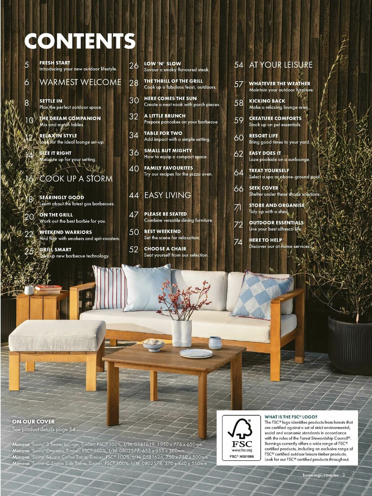Bunnings Warehouse Outdoor Style Magazine Catalogues from 25 September