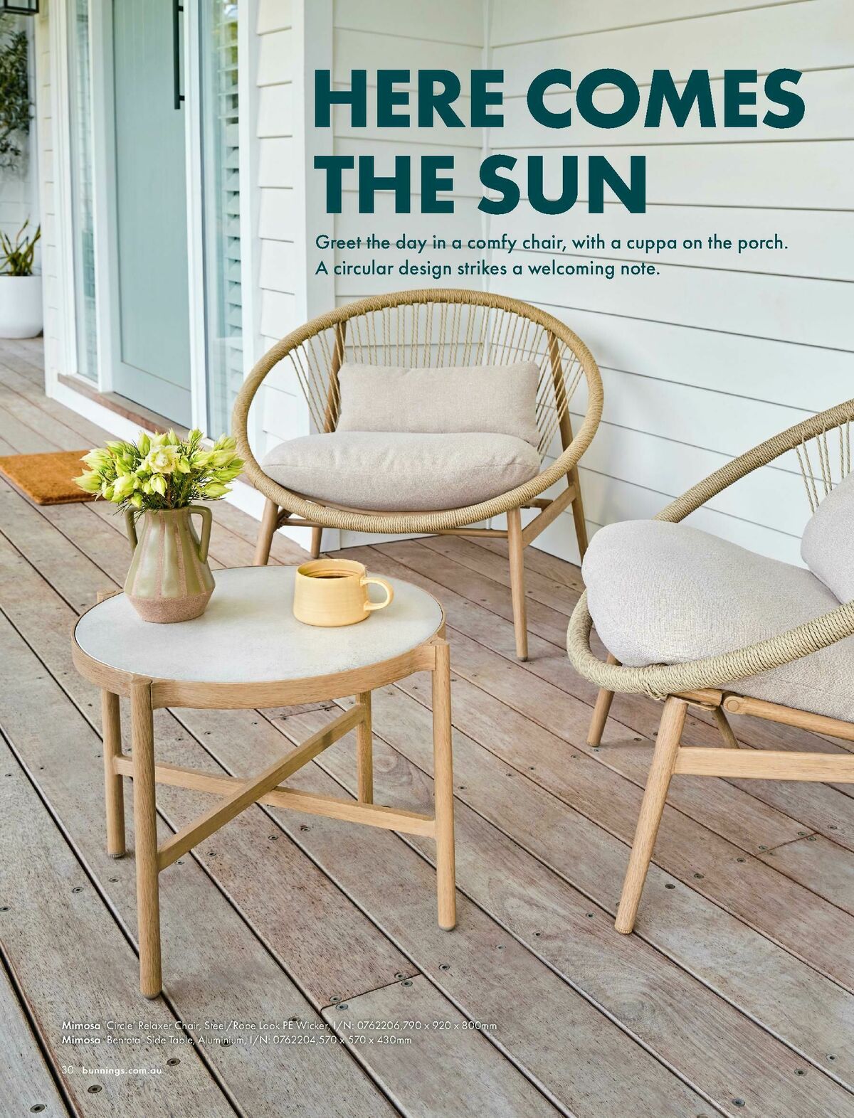 Bunnings Warehouse Outdoor Style Magazine Catalogues from 25 September