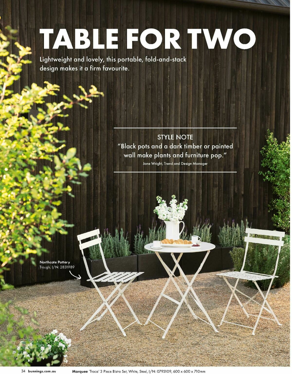 Bunnings Warehouse Outdoor Style Magazine Catalogues from 25 September