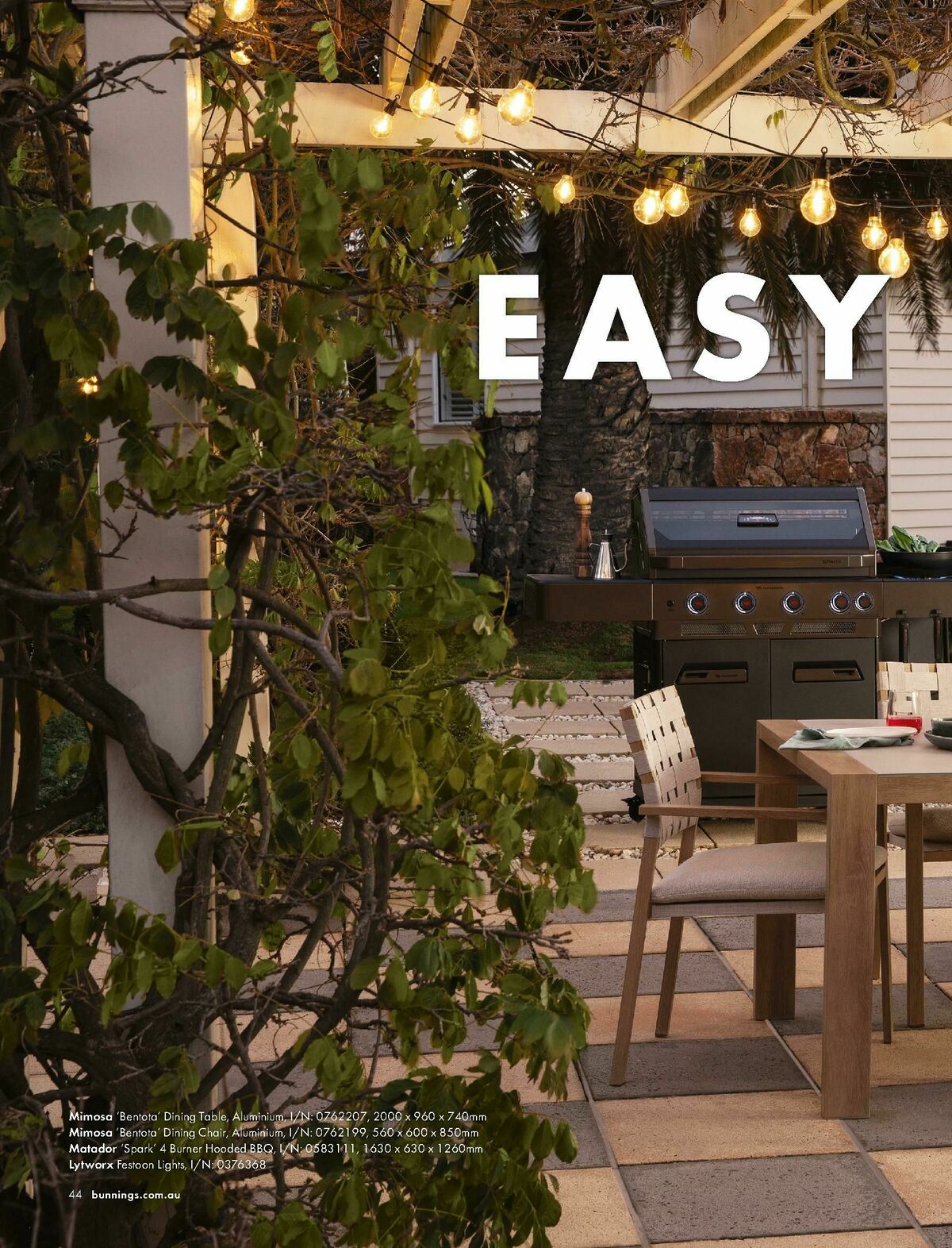 Bunnings Warehouse Outdoor Style Magazine Catalogues from 25 September