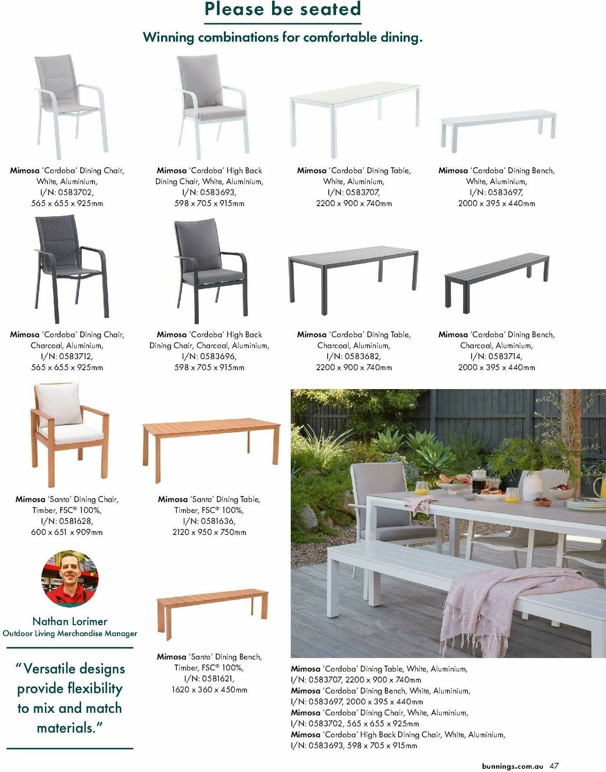 Bunnings Warehouse Outdoor Style Magazine Catalogues from 25 September