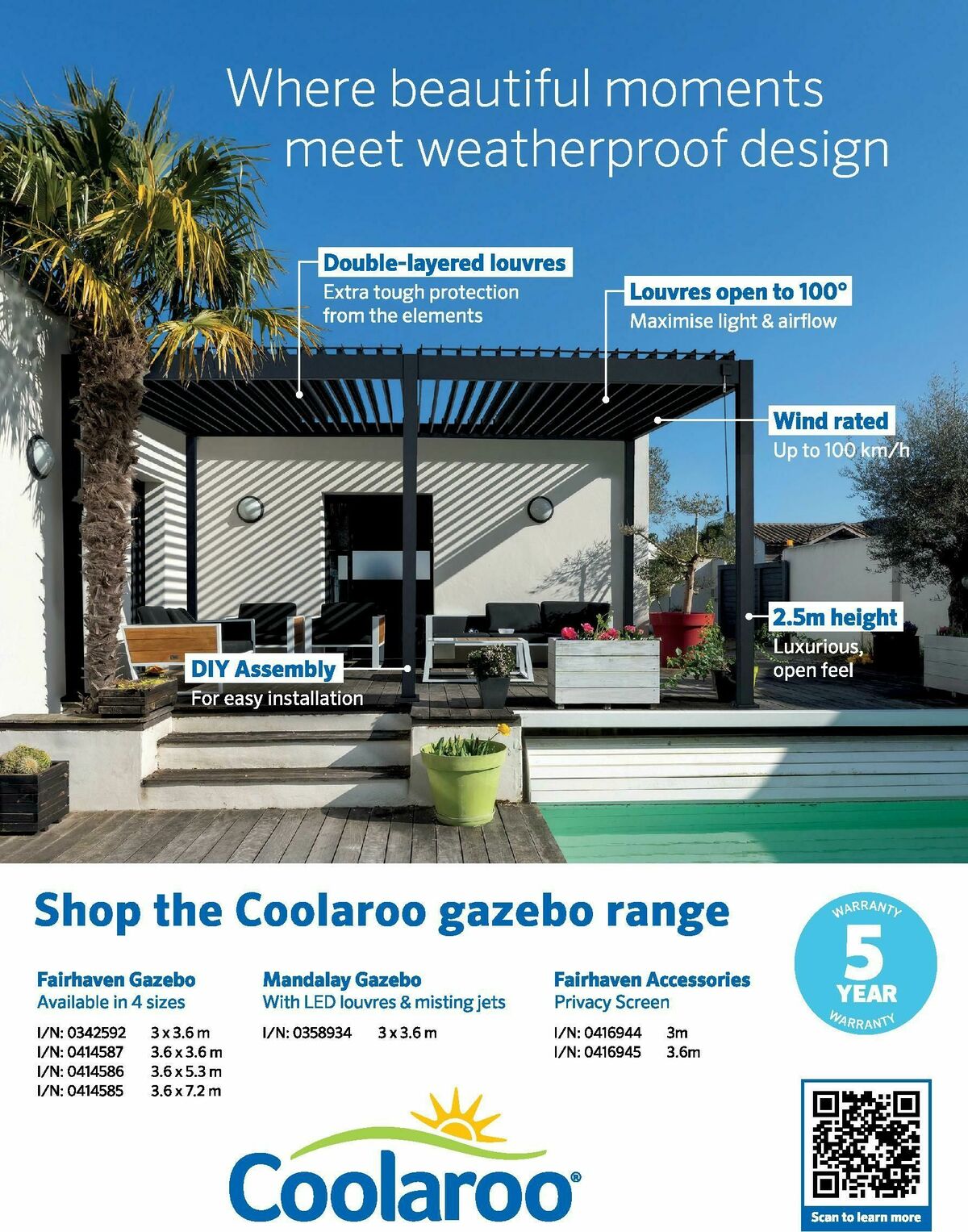 Bunnings Warehouse Outdoor Style Magazine Catalogues from 25 September
