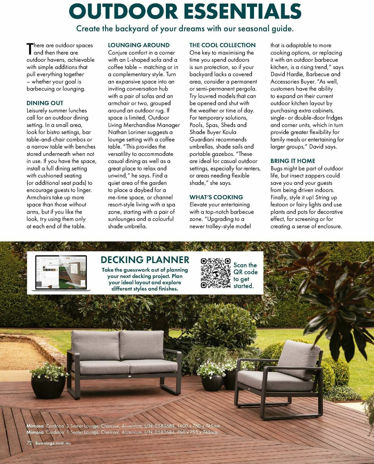 Bunnings Warehouse Outdoor Style Magazine Catalogues from 25 September