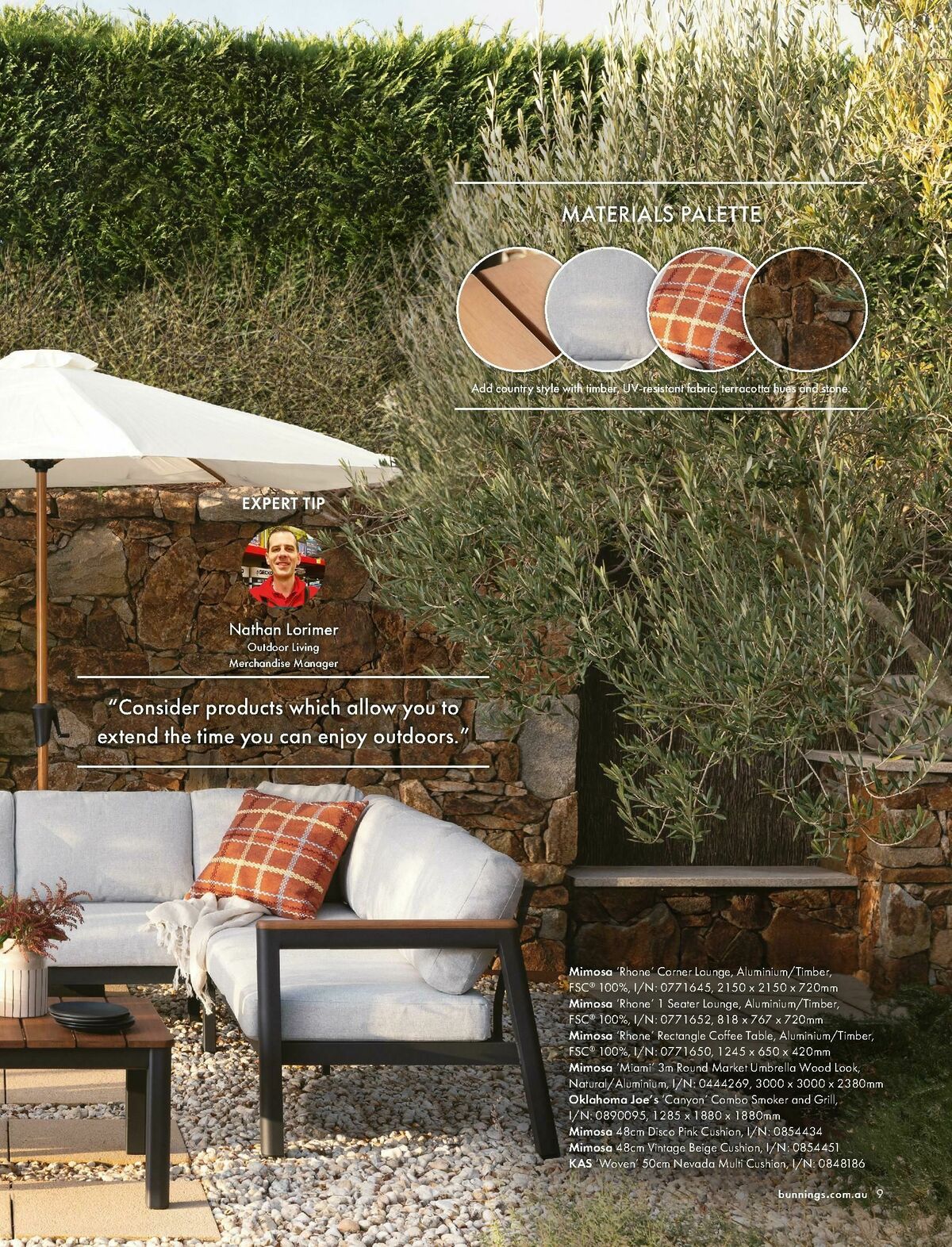 Bunnings Warehouse Outdoor Style Magazine Catalogues from 25 September