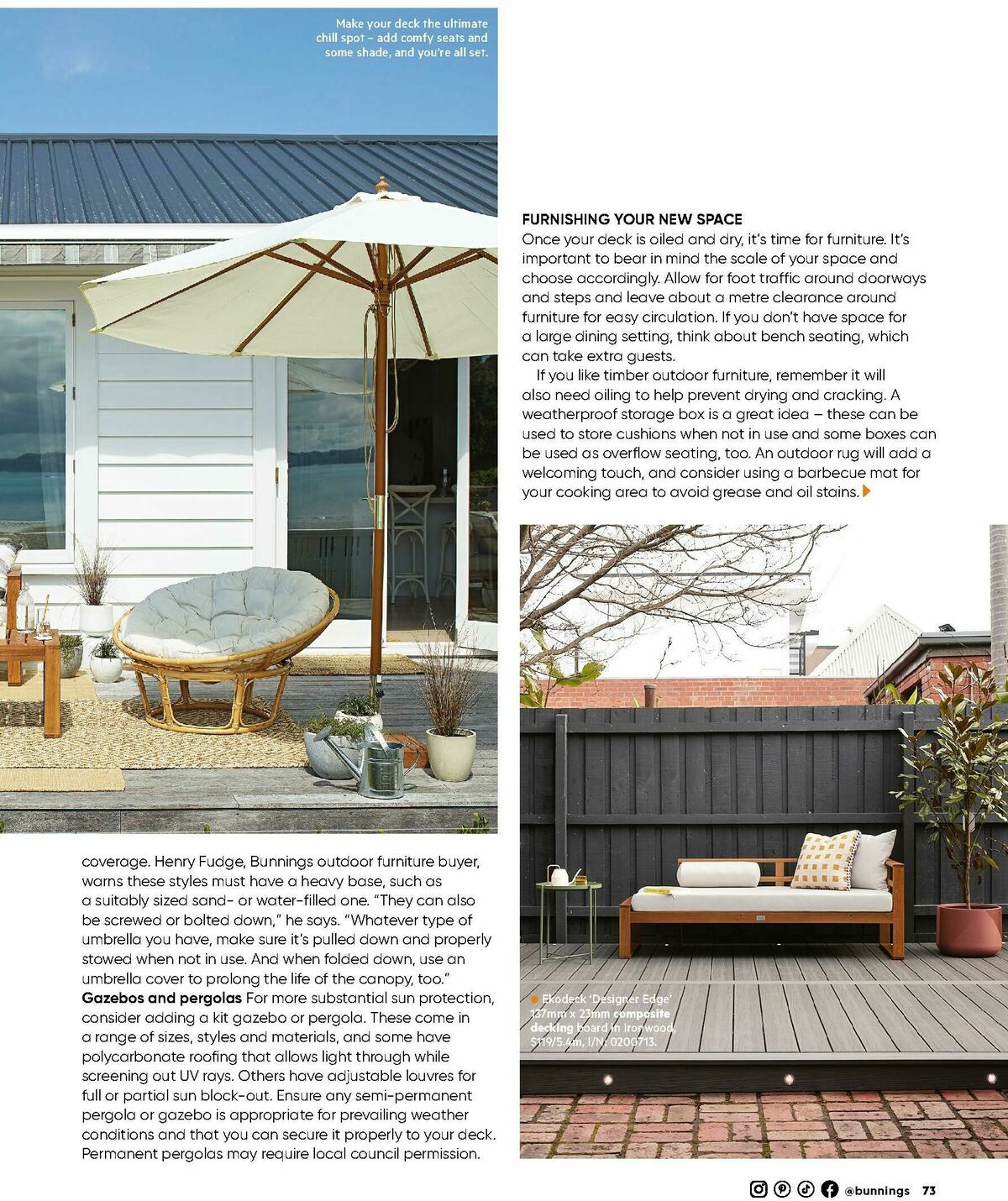 Bunnings Warehouse Magazine November Catalogues from 1 November