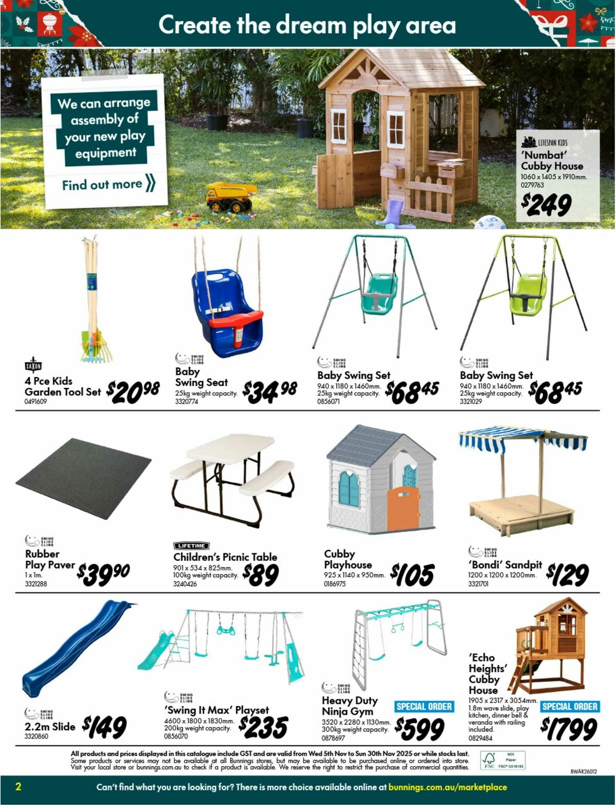 Bunnings Warehouse Catalogues from 5 November