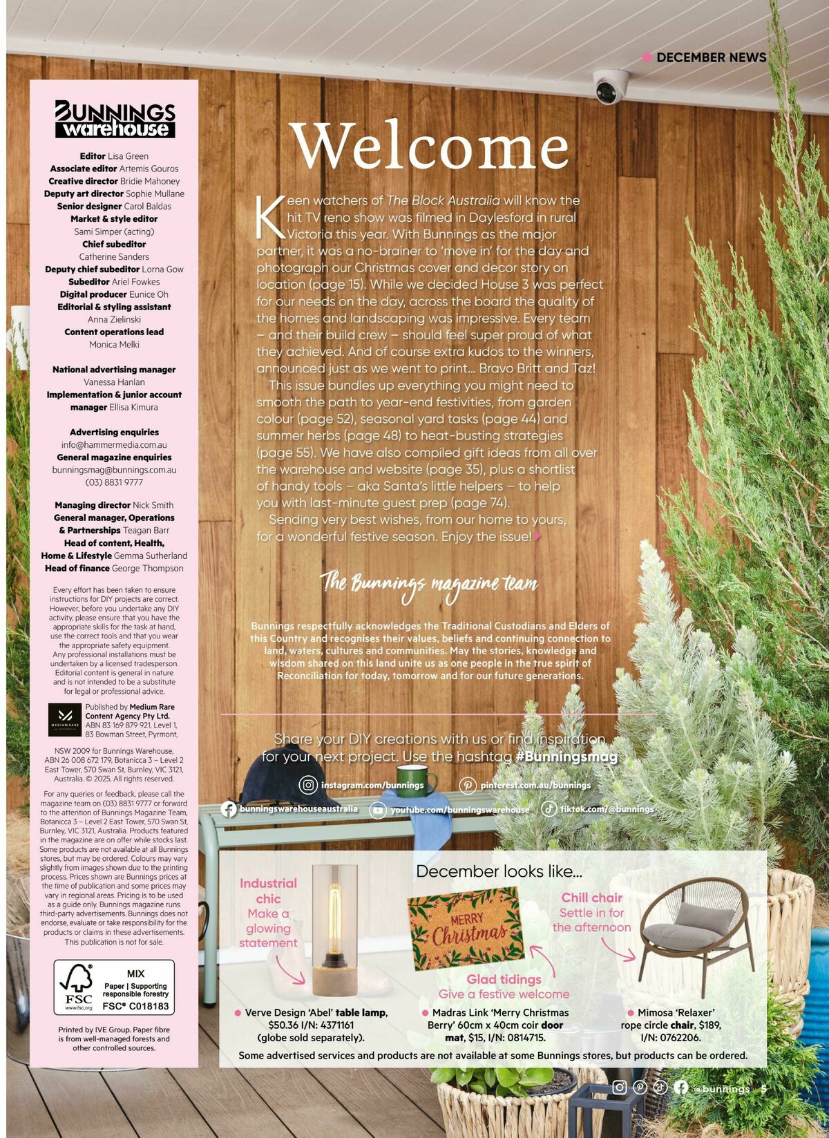 Bunnings Warehouse Magazine December Catalogues from 1 December