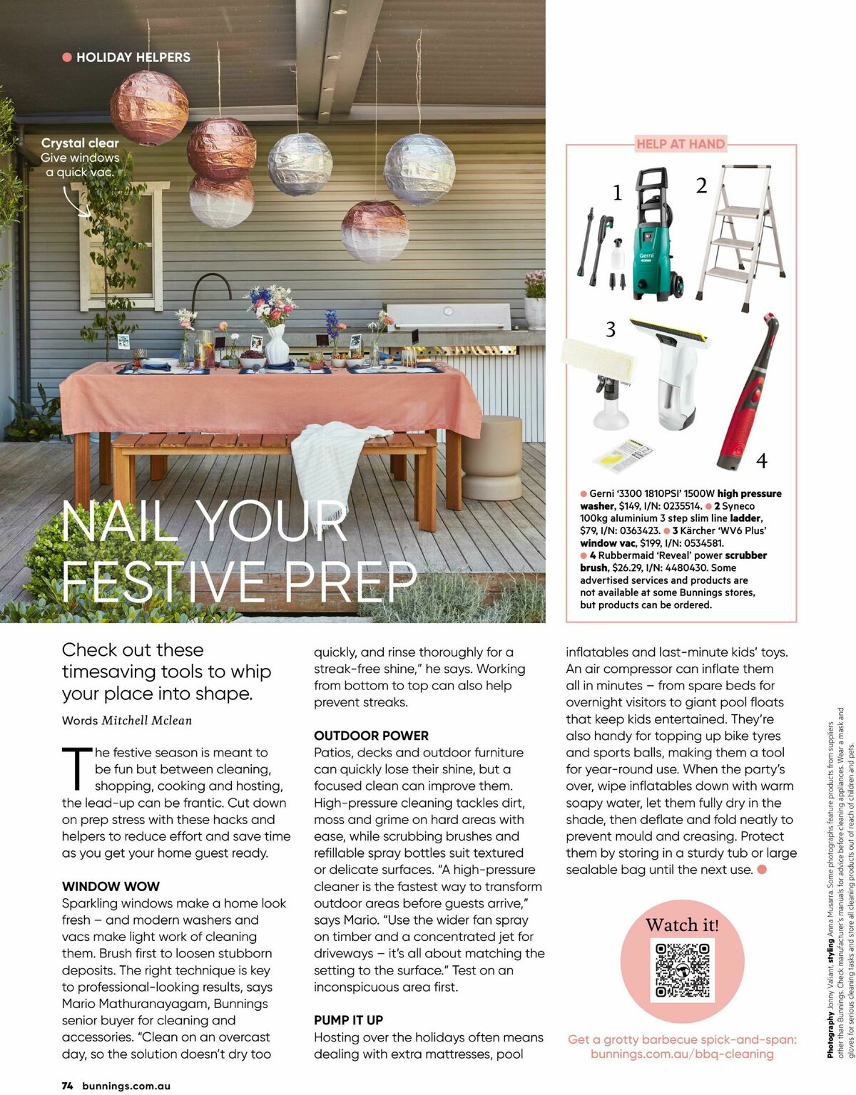 Bunnings Warehouse Magazine December Catalogues from 1 December