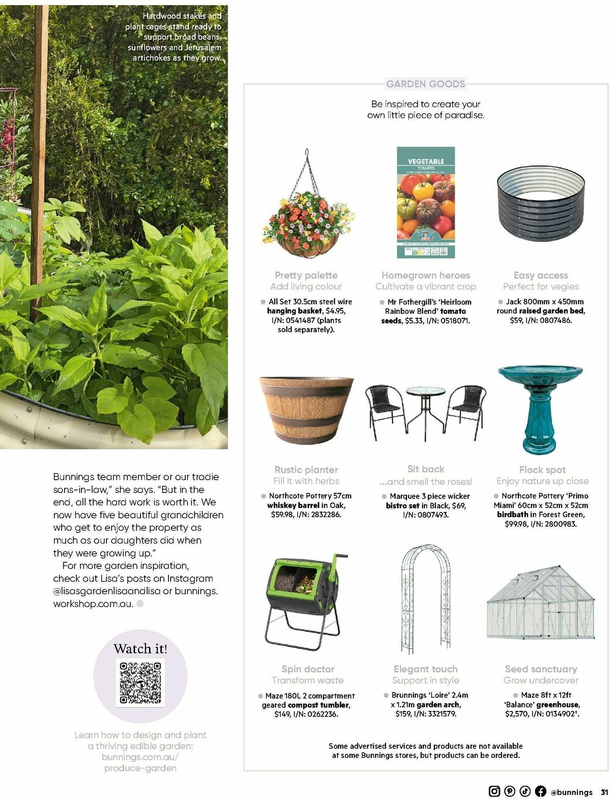 Bunnings Warehouse Magazine January Catalogues from 1 January