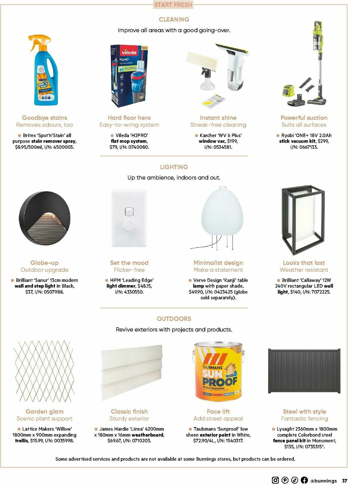 Bunnings Warehouse Magazine January Catalogues from 1 January