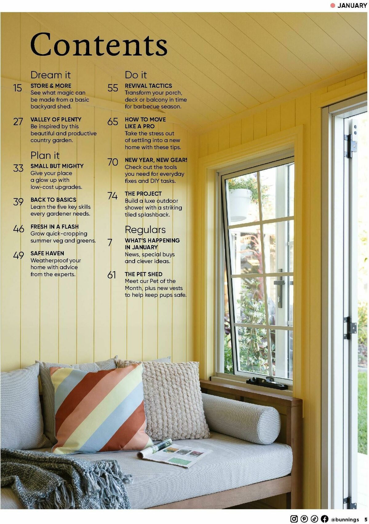Bunnings Warehouse Magazine January Catalogues from 1 January