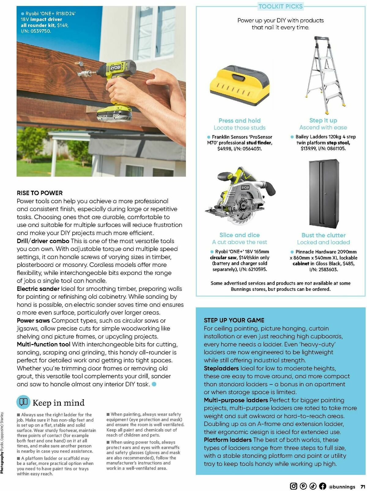 Bunnings Warehouse Magazine January Catalogues from 1 January