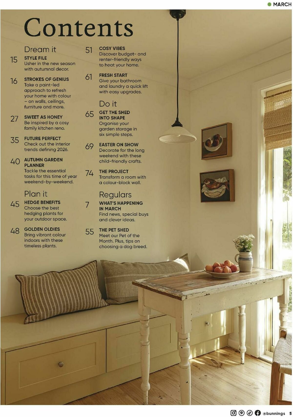 Bunnings Warehouse Magazine March Catalogues from 1 March