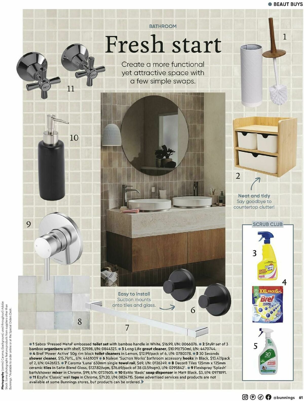 Bunnings Warehouse Magazine March Catalogues from 1 March