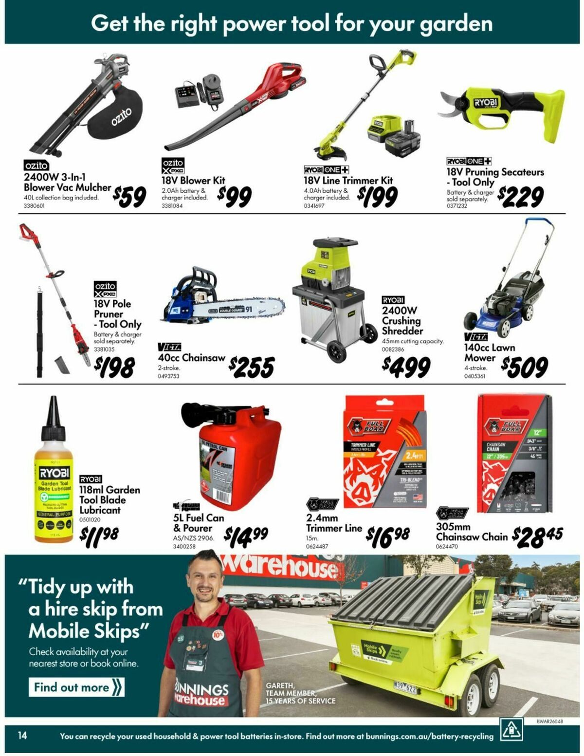 Bunnings Warehouse Catalogues from 11 March