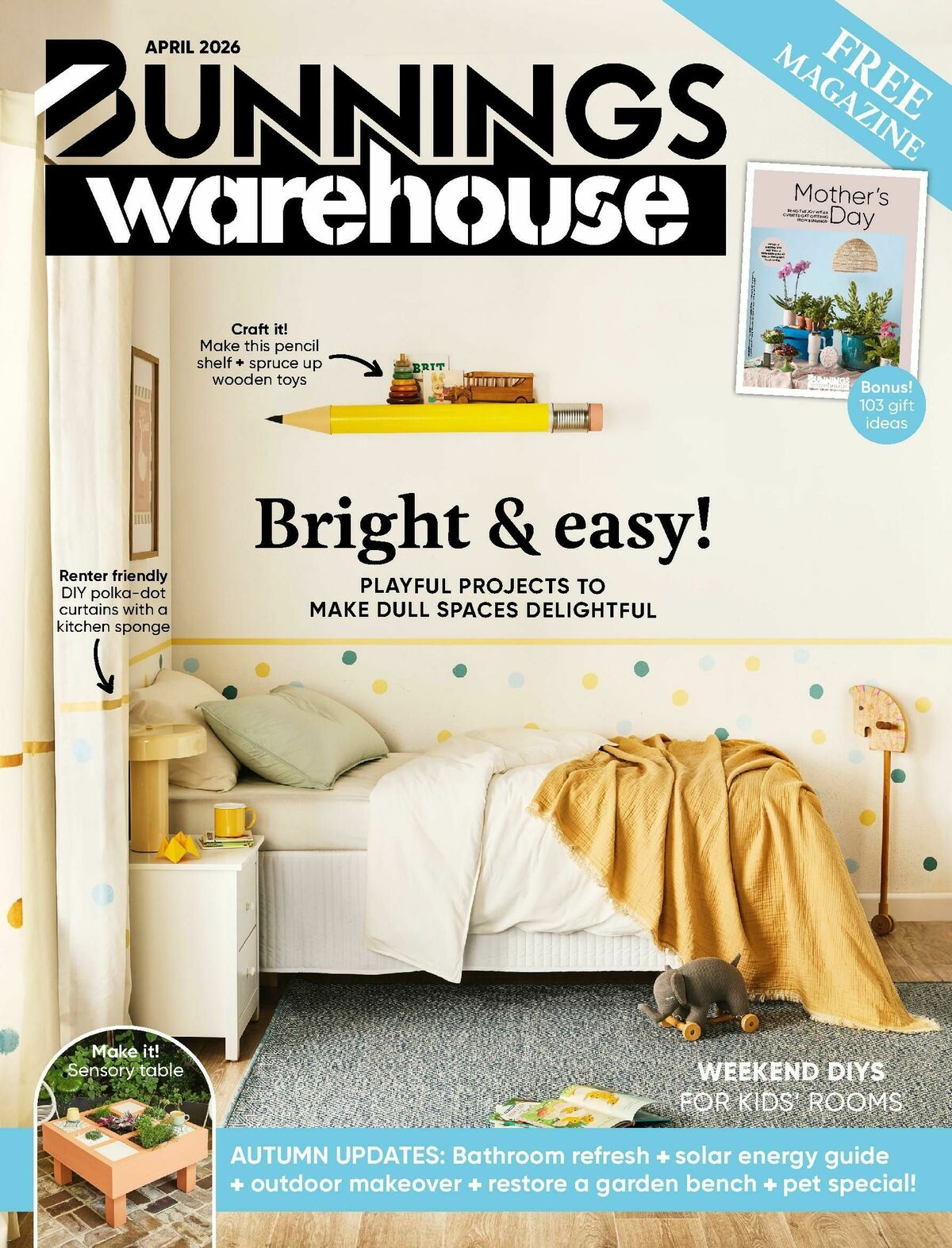 Bunnings Warehouse Magazine April Catalogues from 1 April