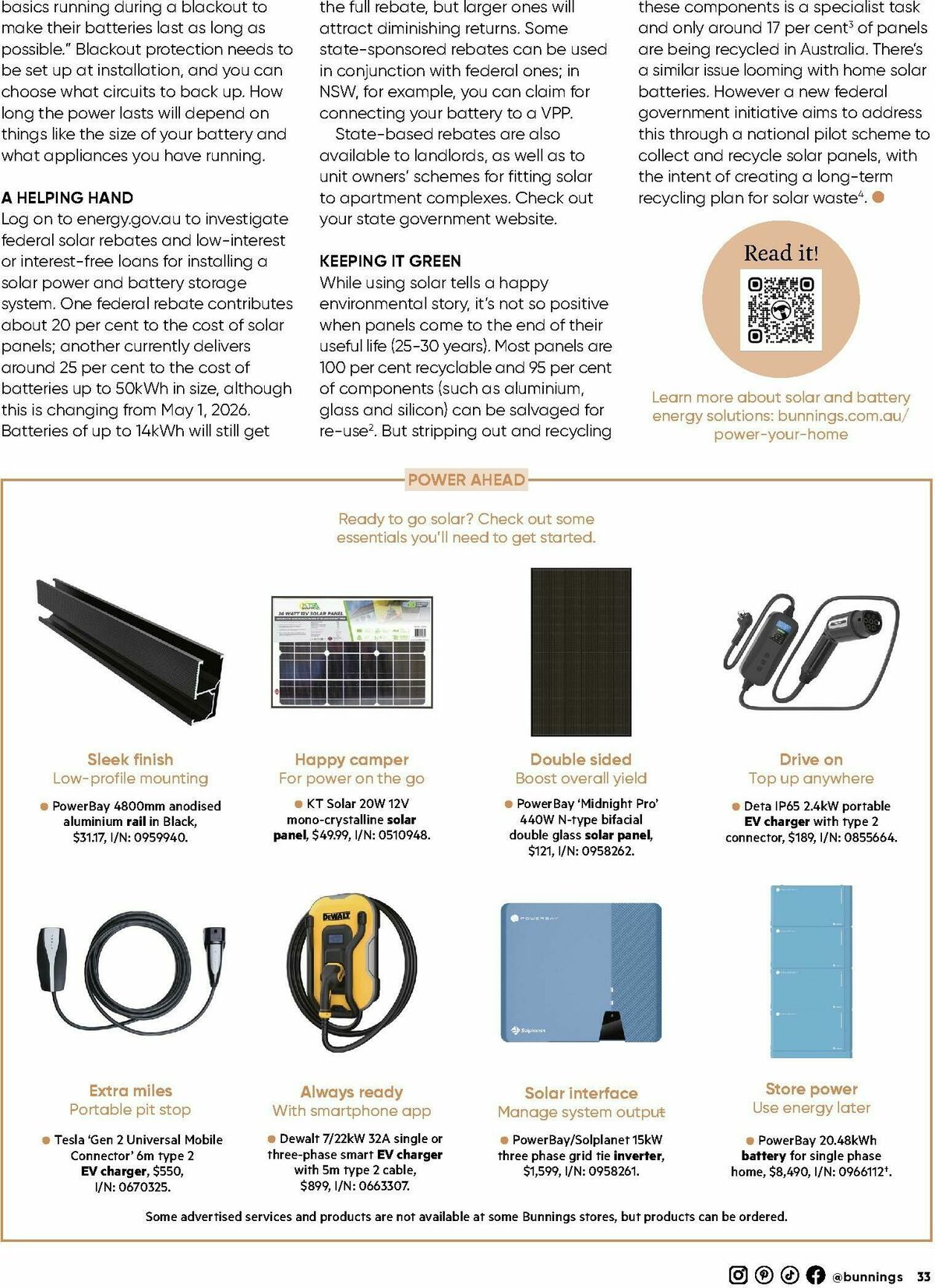 Bunnings Warehouse Magazine April Catalogues from 1 April