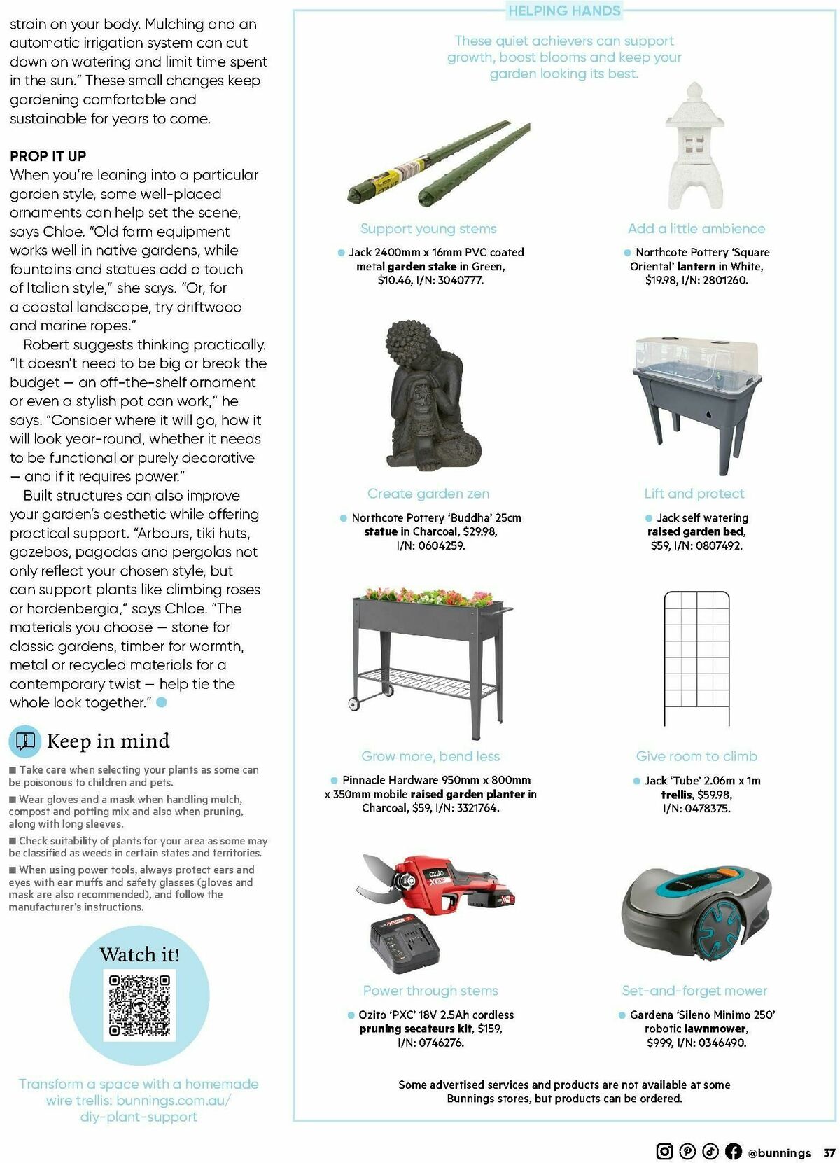 Bunnings Warehouse Magazine April Catalogues from 1 April