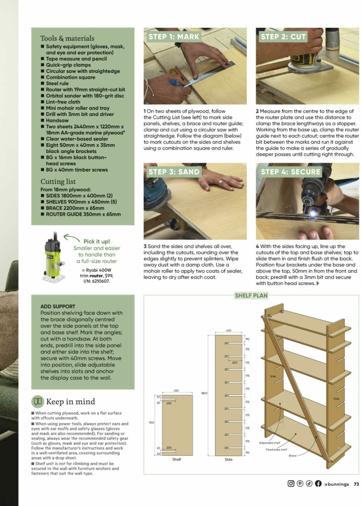 Bunnings Warehouse Magazine May/June Catalogues from 1 May