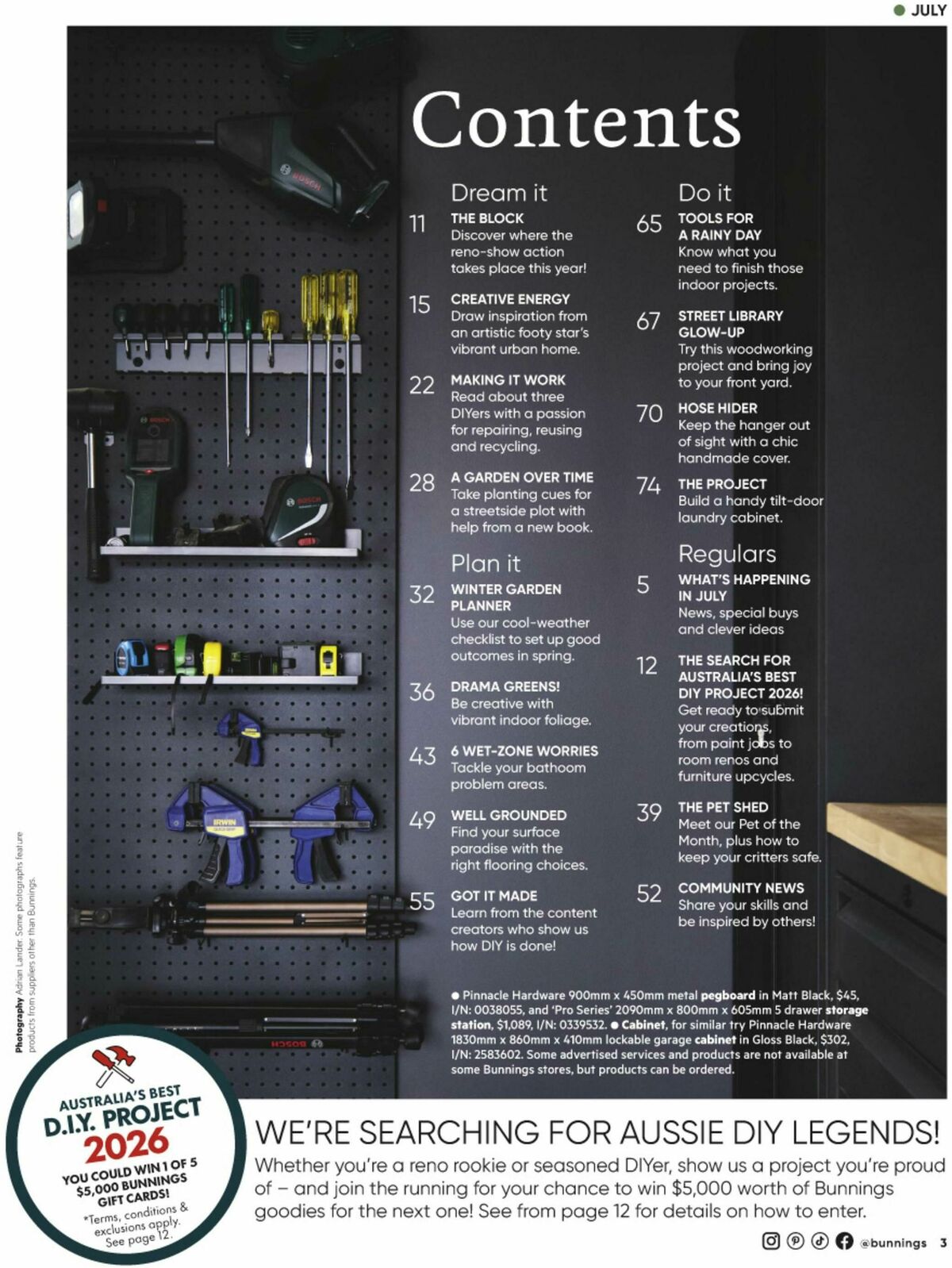 Bunnings Warehouse Magazine July Catalogues from 1 July