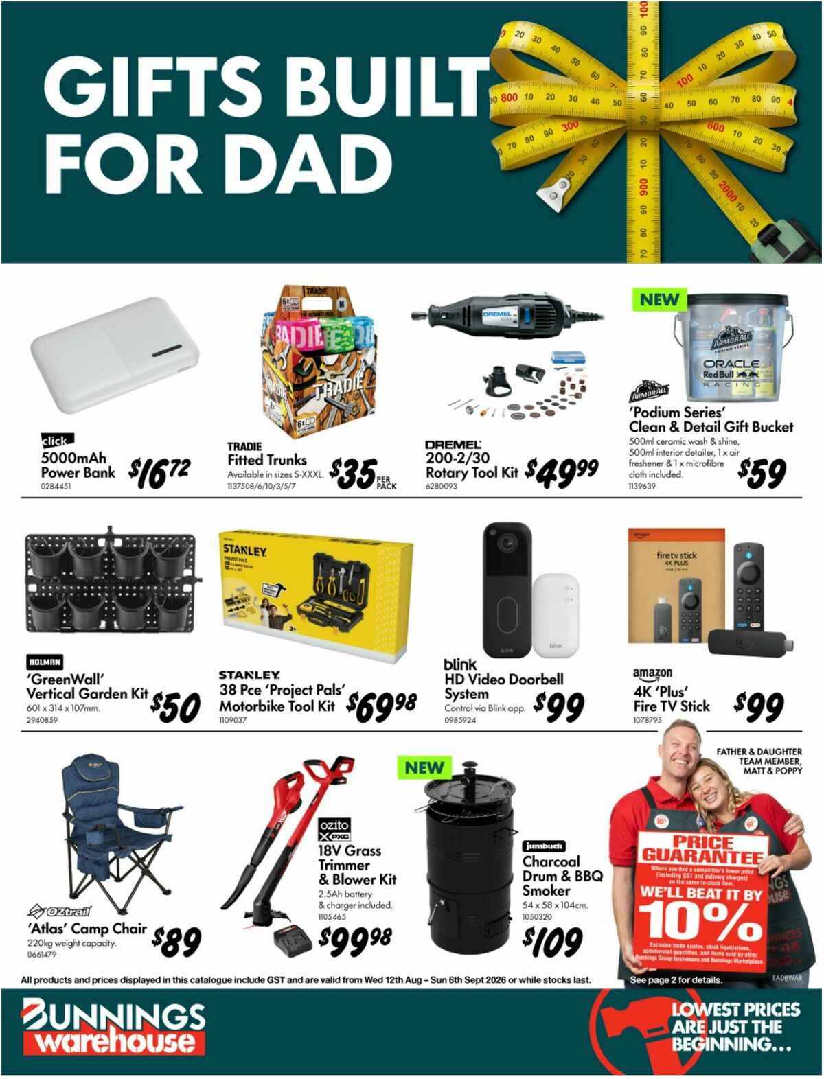 Bunnings Warehouse Catalogues from 12 August