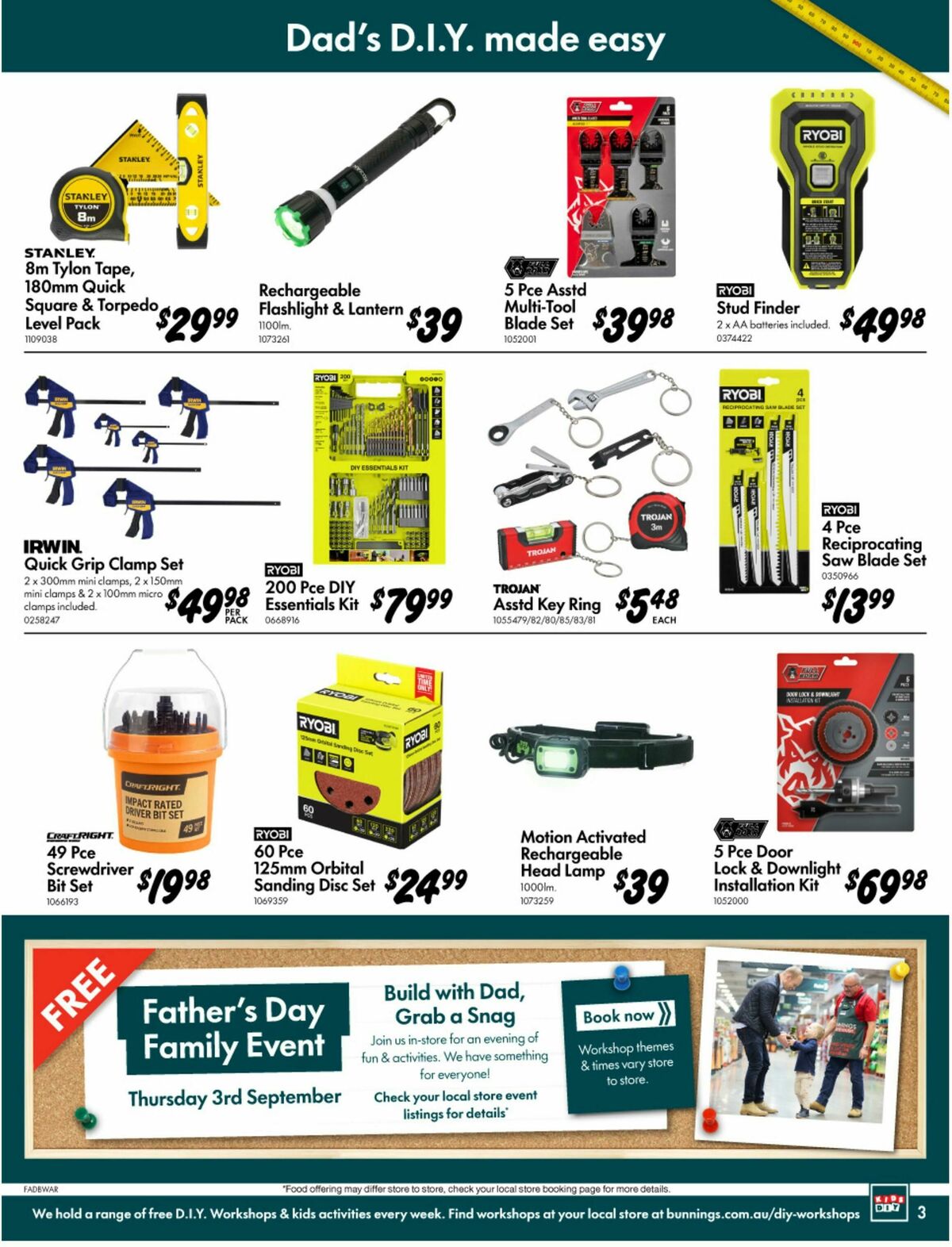 Bunnings Warehouse Catalogues from 12 August