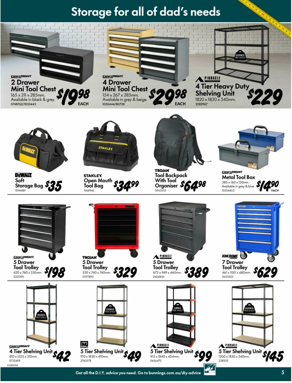 Bunnings Warehouse Catalogues from 12 August