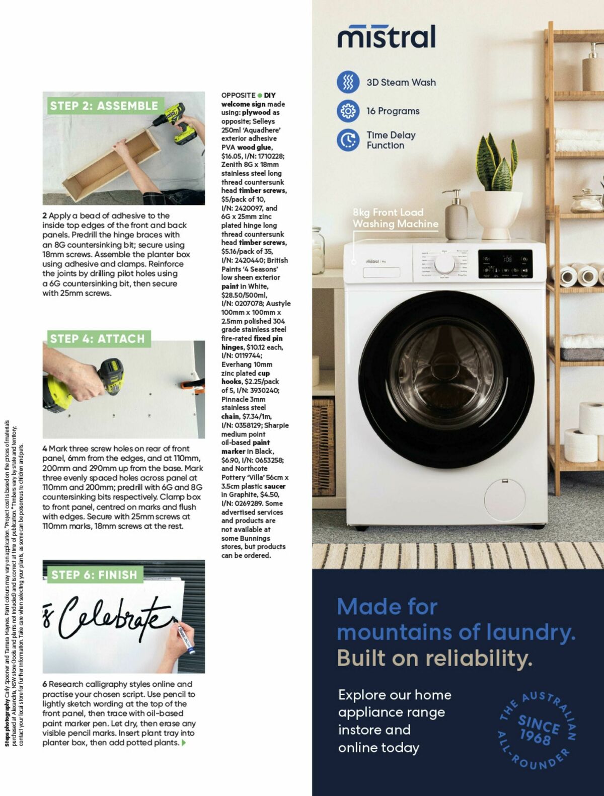 Bunnings Warehouse Magazine September Catalogues from 1 September