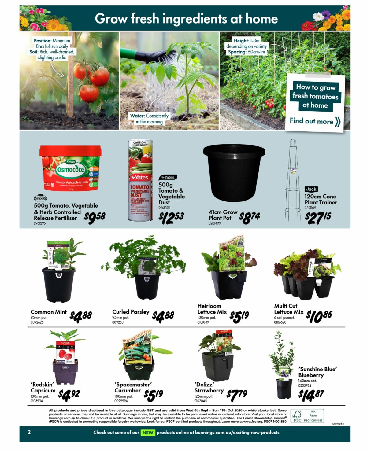 Bunnings Warehouse Catalogues from 9 September