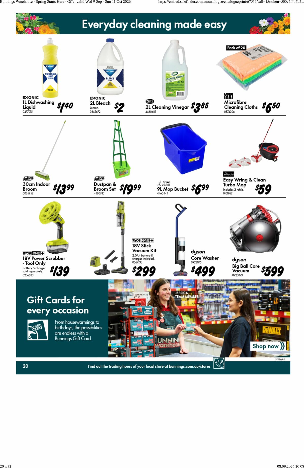 Bunnings Warehouse Catalogues from 9 September