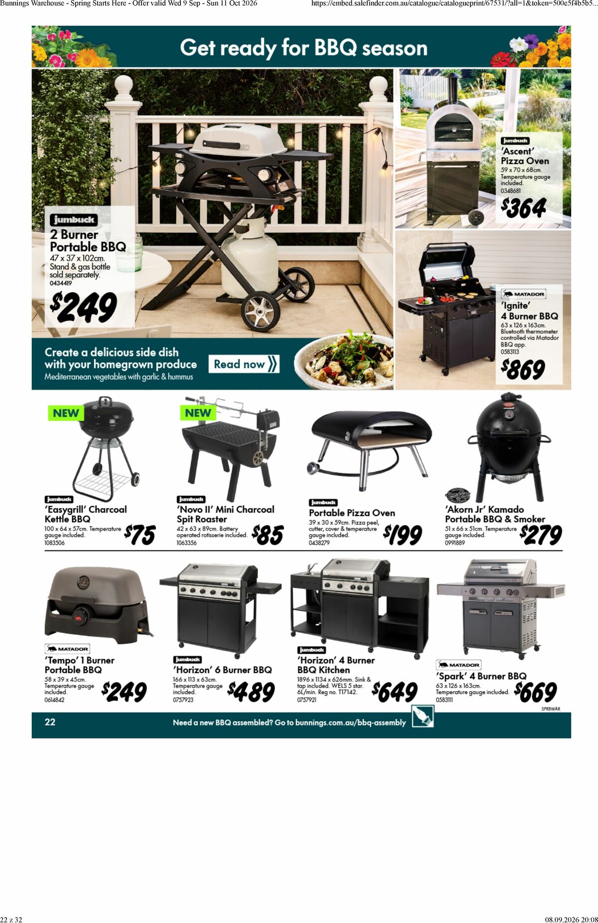 Bunnings Warehouse Catalogues from 9 September