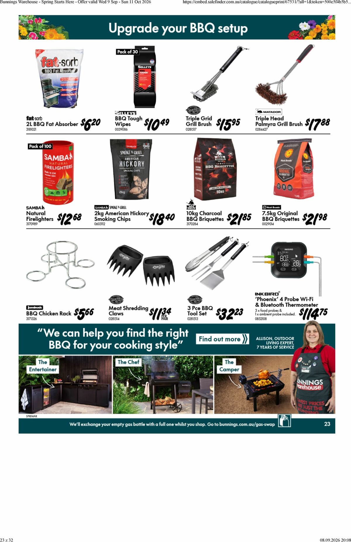 Bunnings Warehouse Catalogues from 9 September