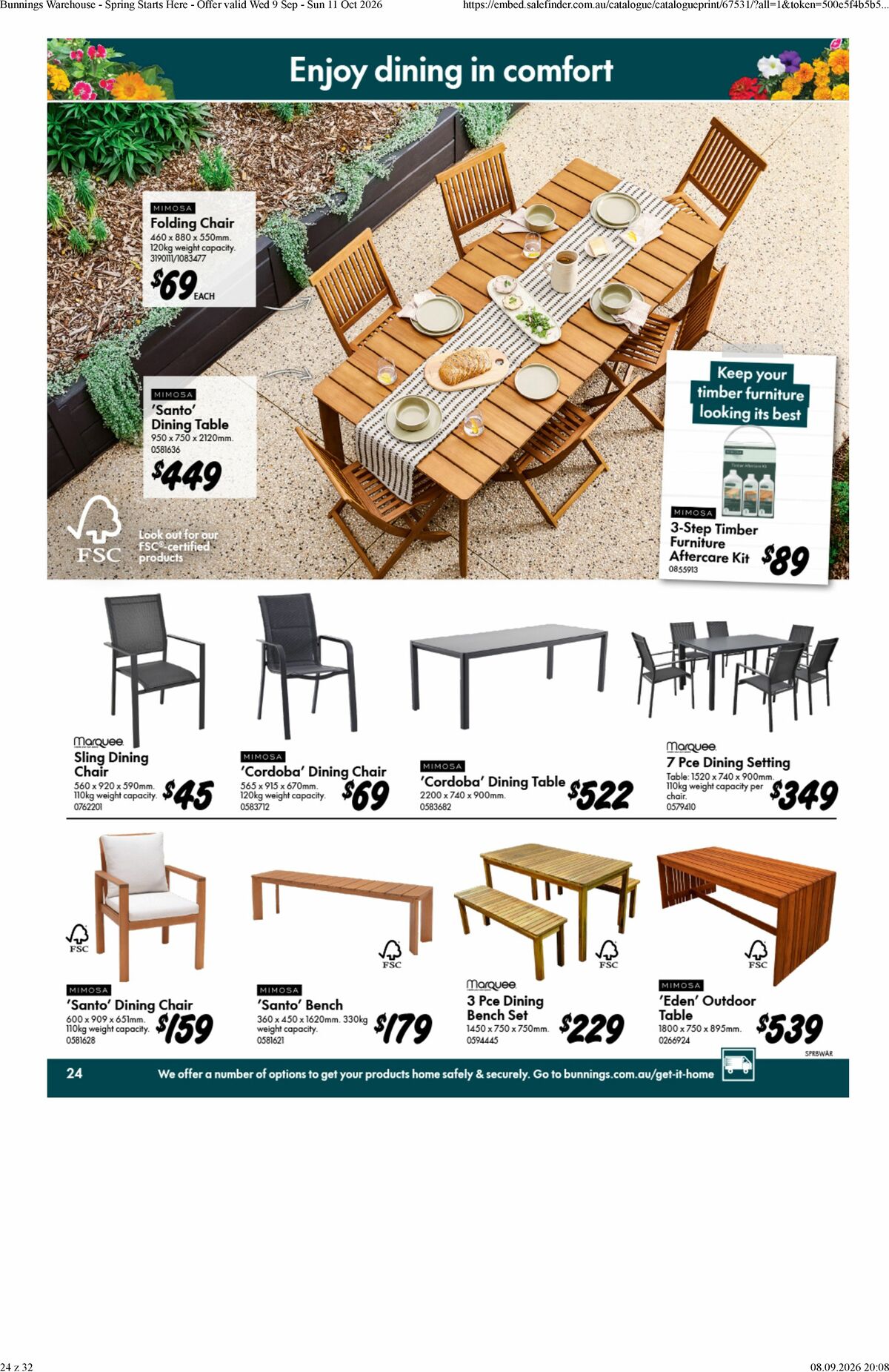 Bunnings Warehouse Catalogues from 9 September