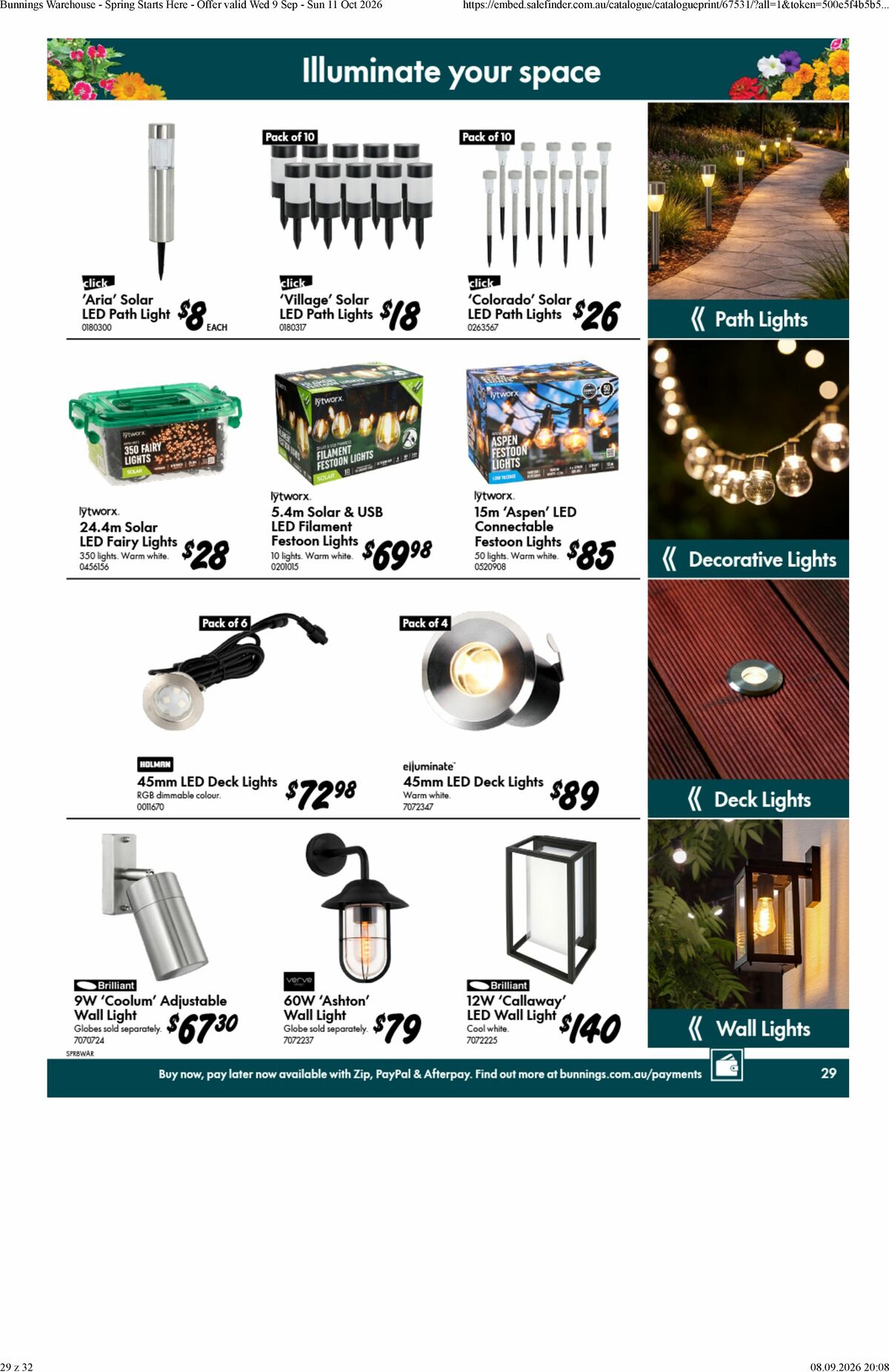 Bunnings Warehouse Catalogues from 9 September