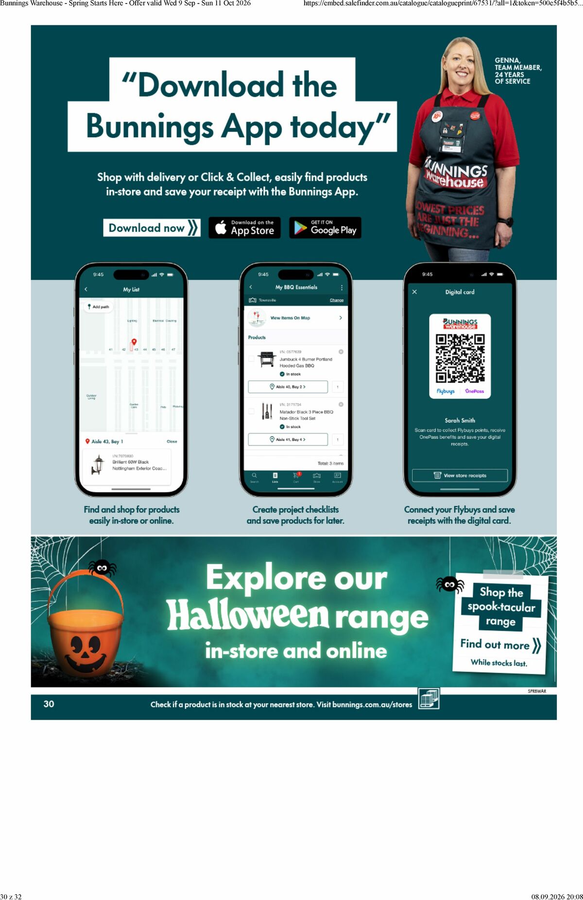 Bunnings Warehouse Catalogues from 9 September