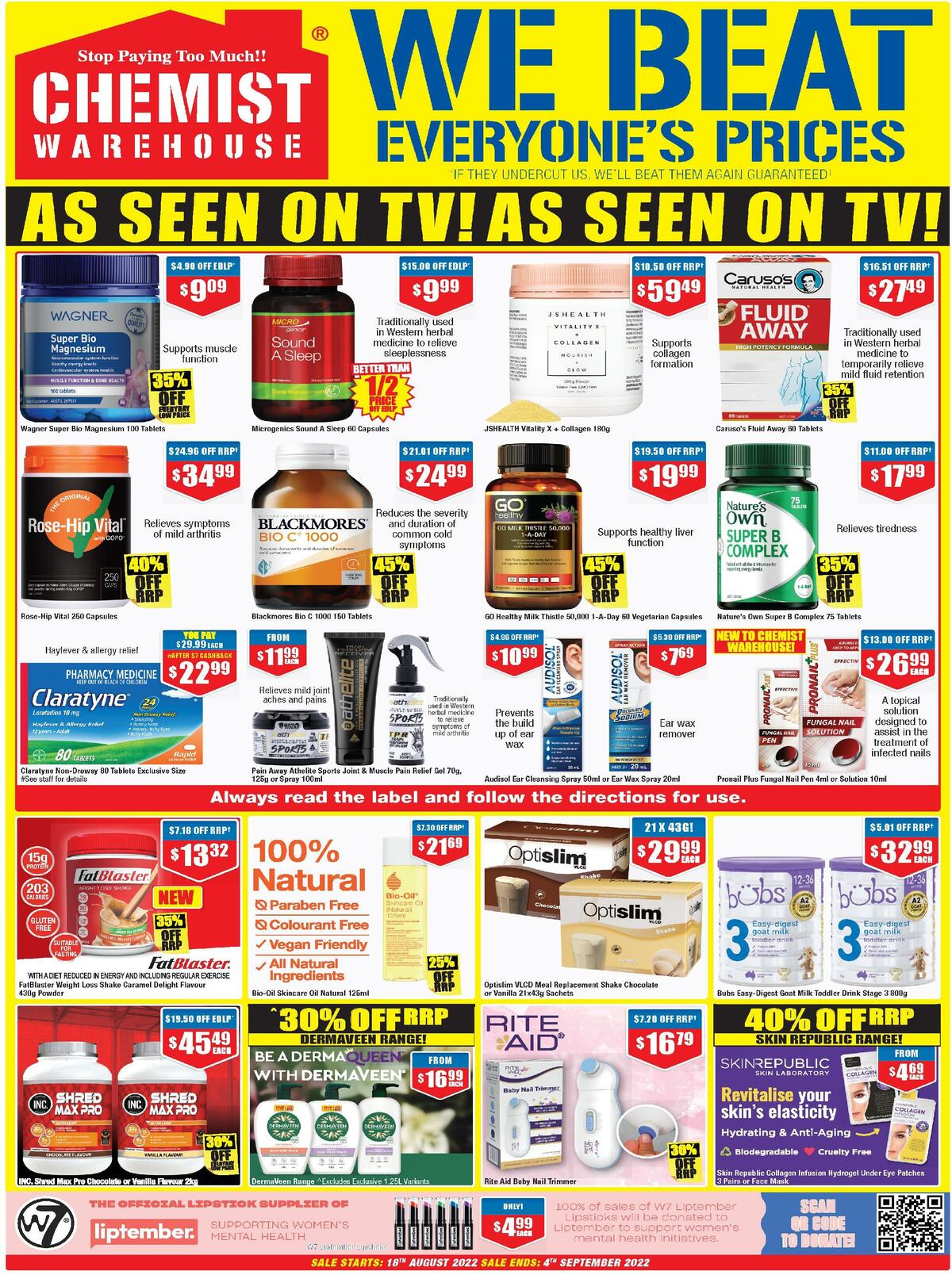 Chemist Warehouse Catalogues from 18 August