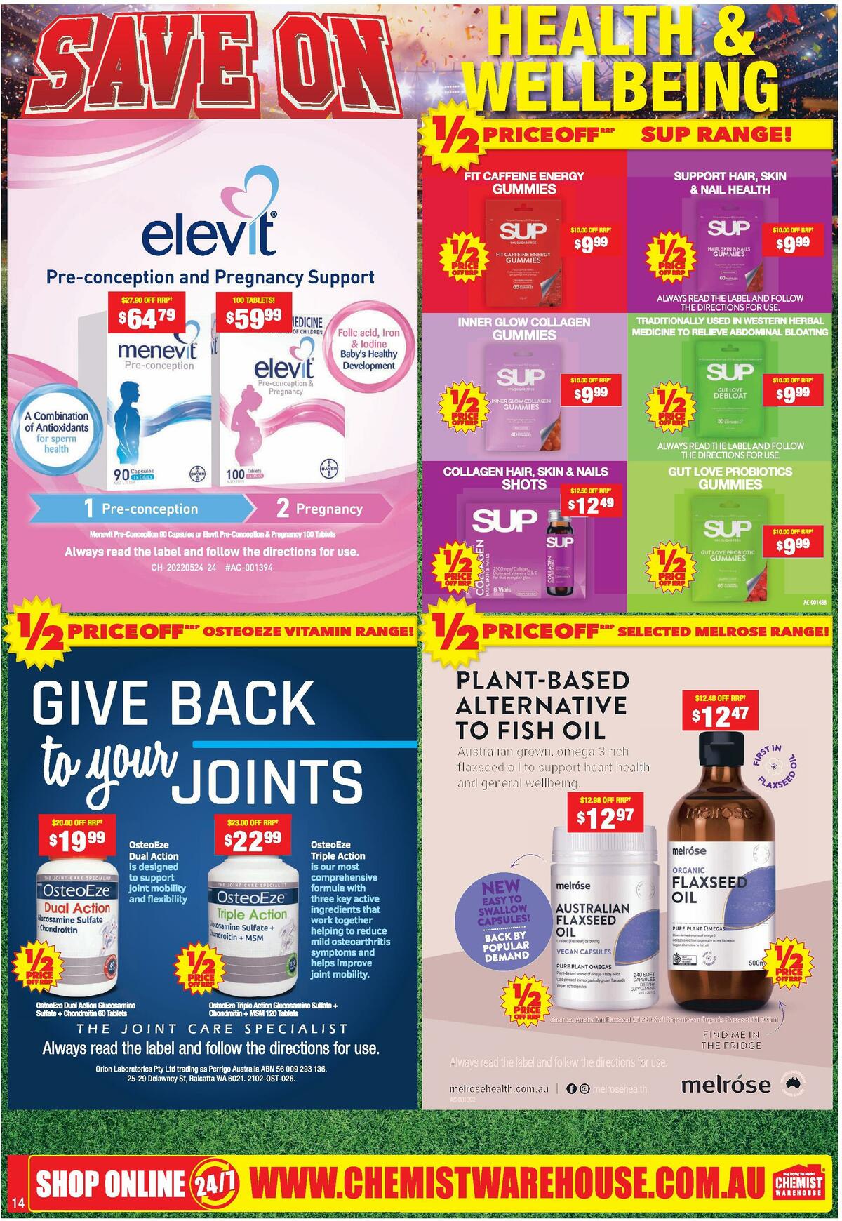 Chemist Warehouse House of Wellness Catalogues from 1 September
