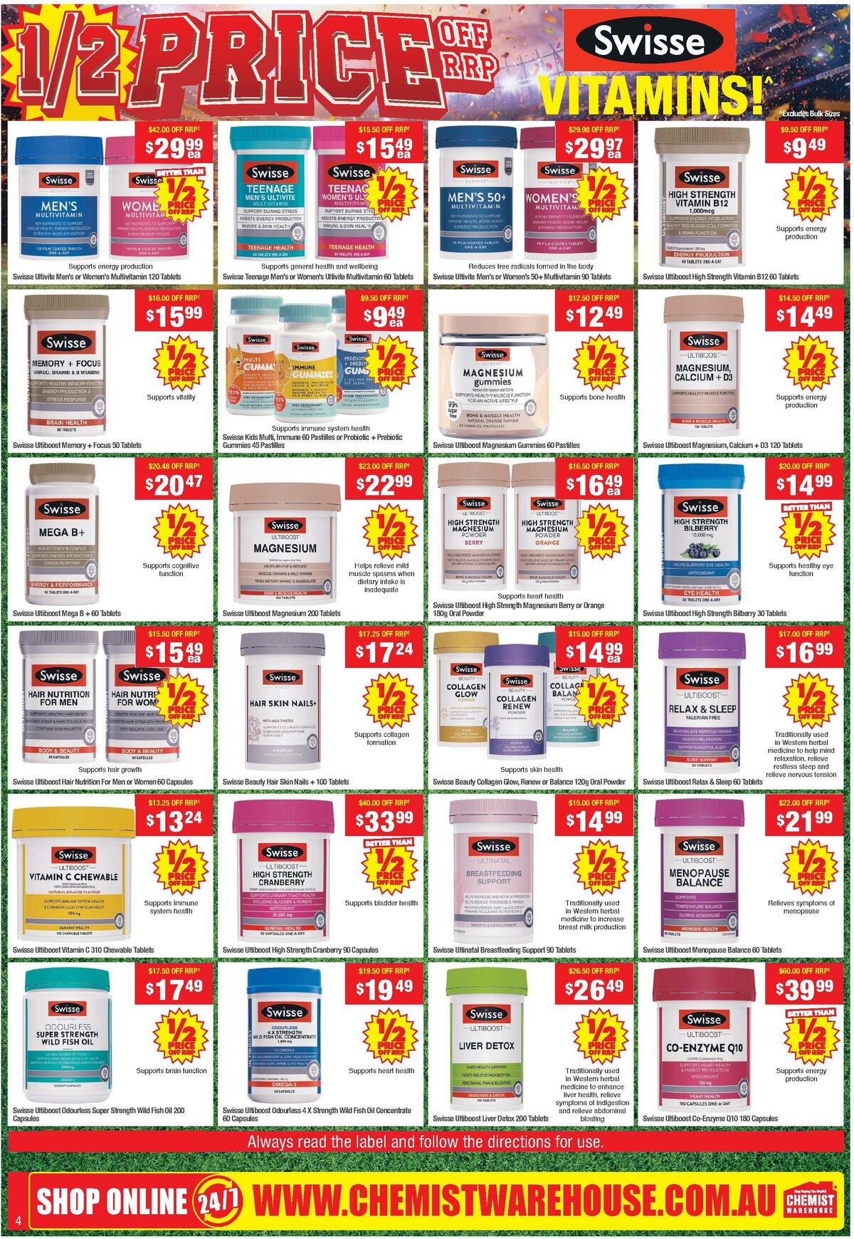 Chemist Warehouse House of Wellness Catalogues from 1 September