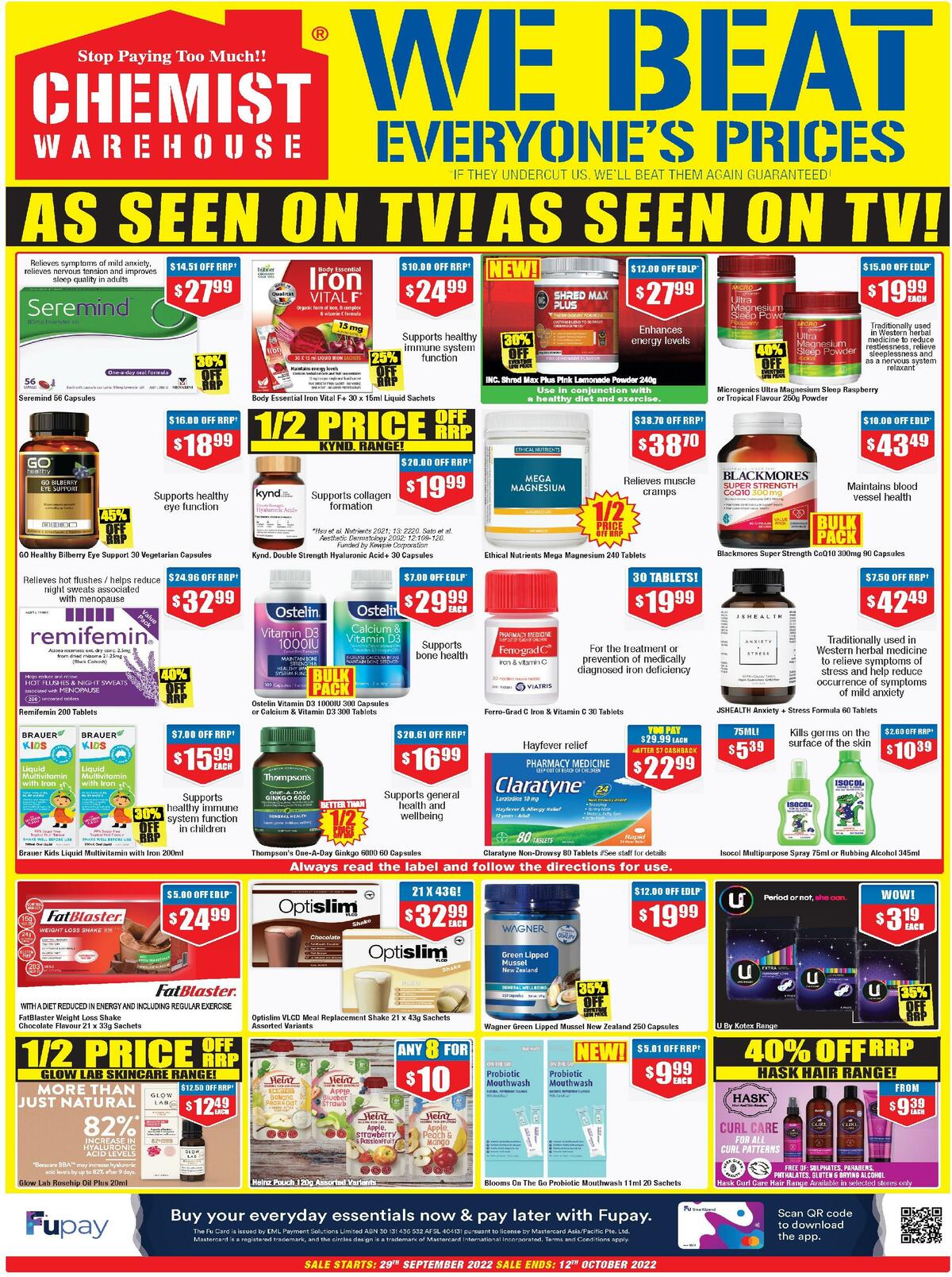 Chemist Warehouse October Catalogues from 29 September